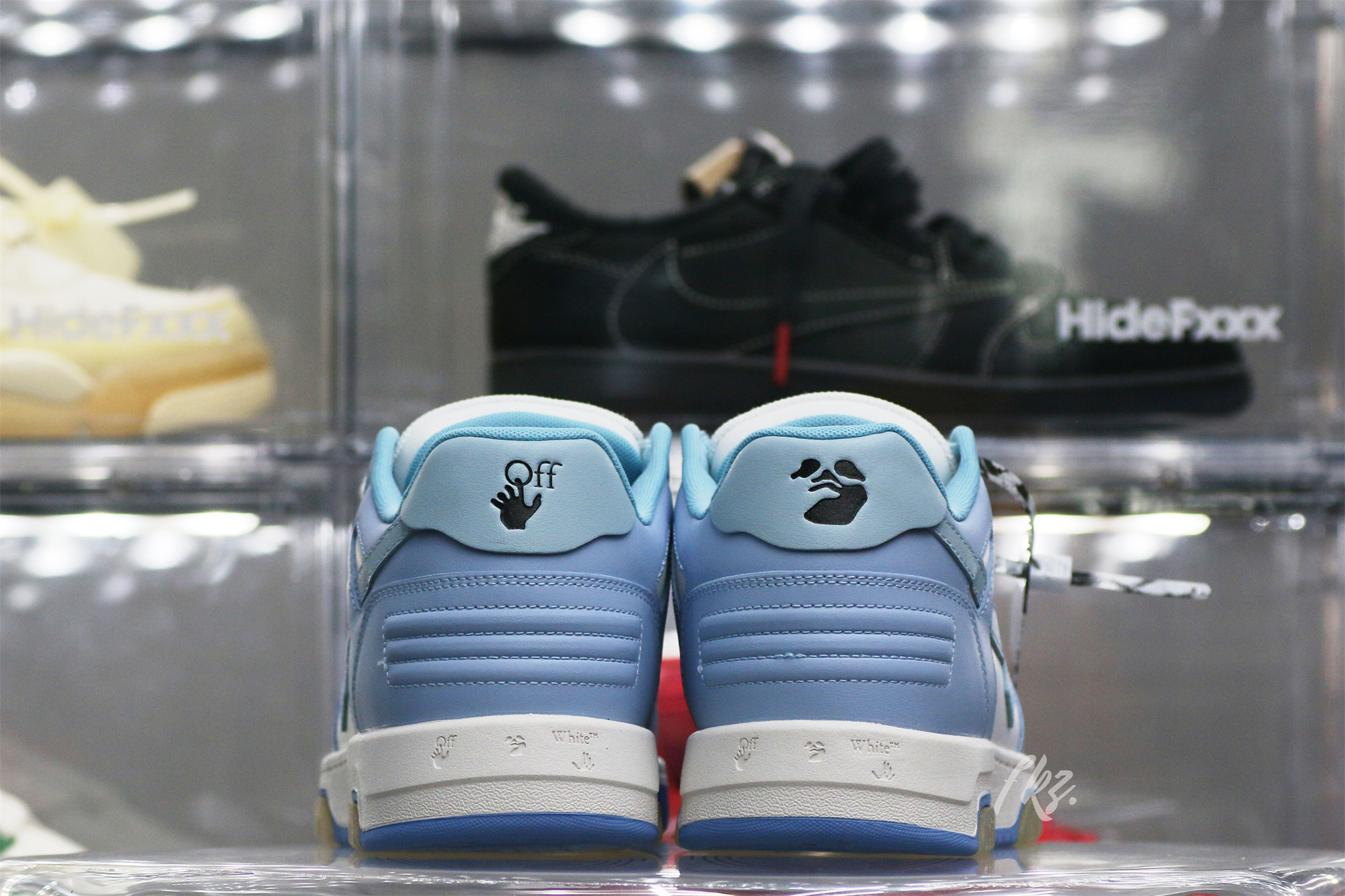 OFF-WHITE Blue & White Out Of Office Sneakers