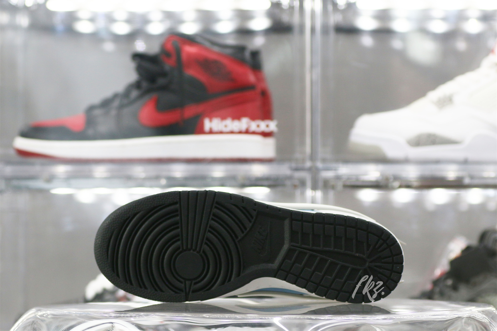 Nike SB Dunk Low & Athena Sail Blun White Grey