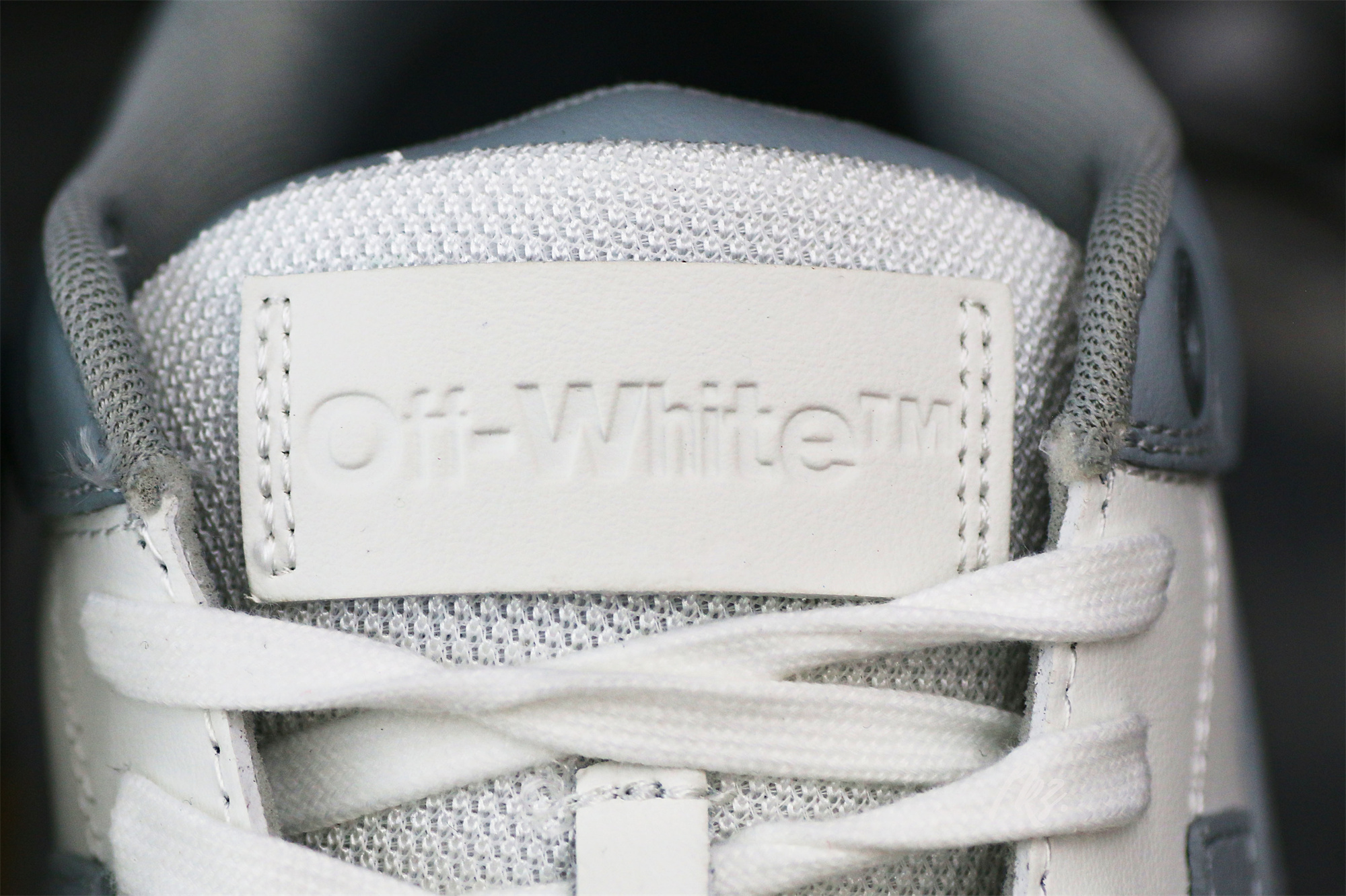 OFF-WHITE White & Gray Out Of Office Sneakers