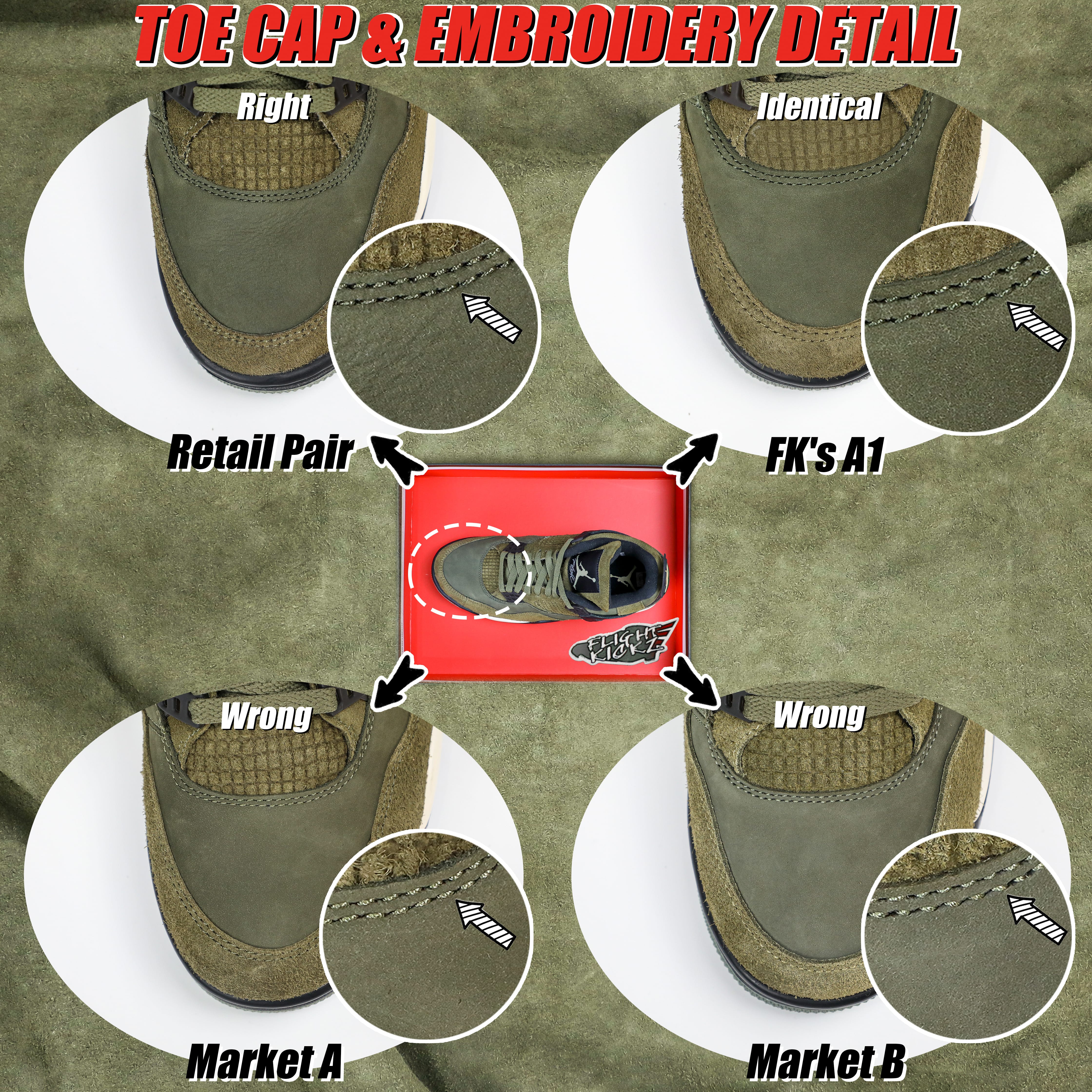 Air Jordan 4 Retro SE Craft Medium Olive (LN5 A1)