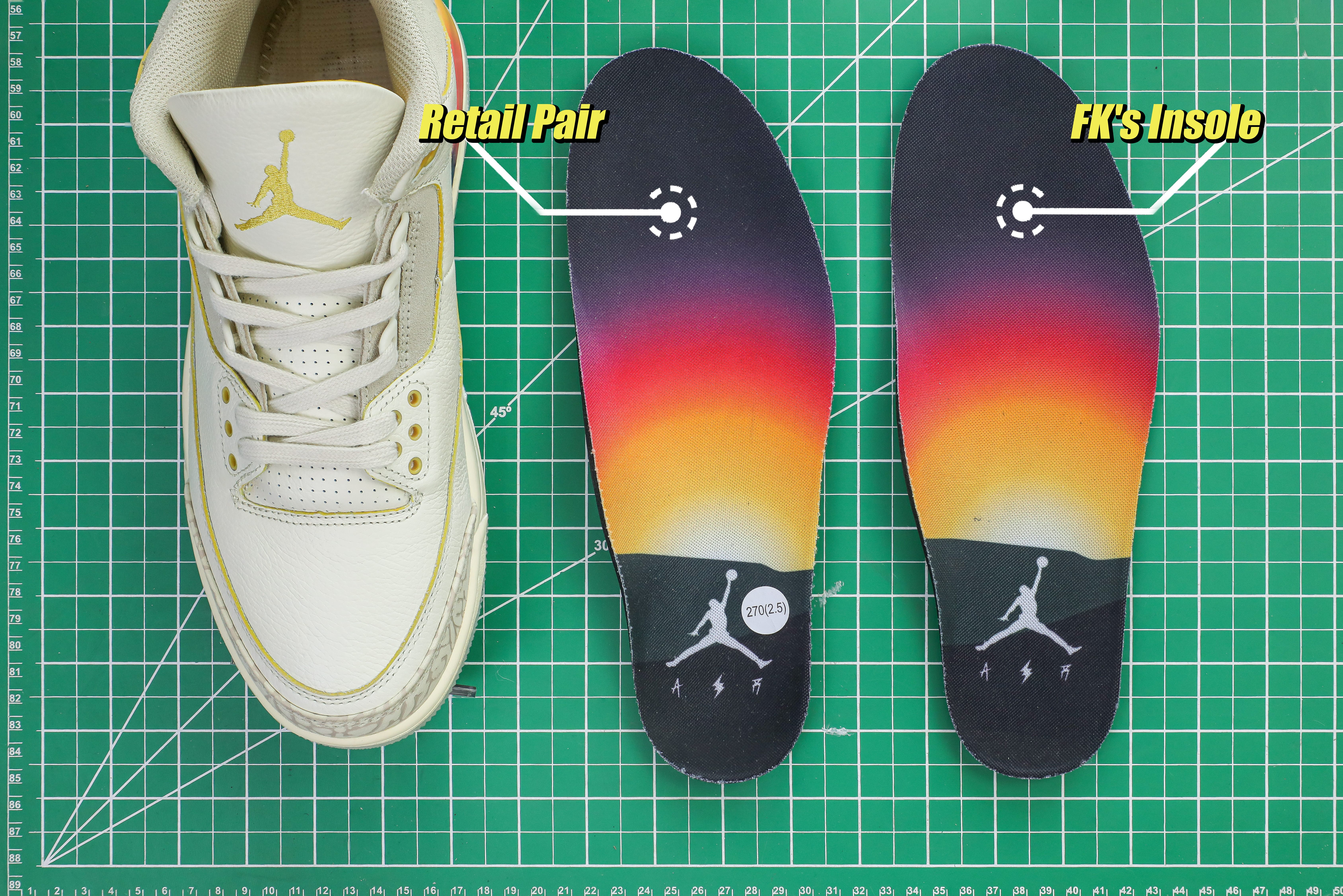 J Balvin x Air Jordan 3 Sunset (LN5 A1)