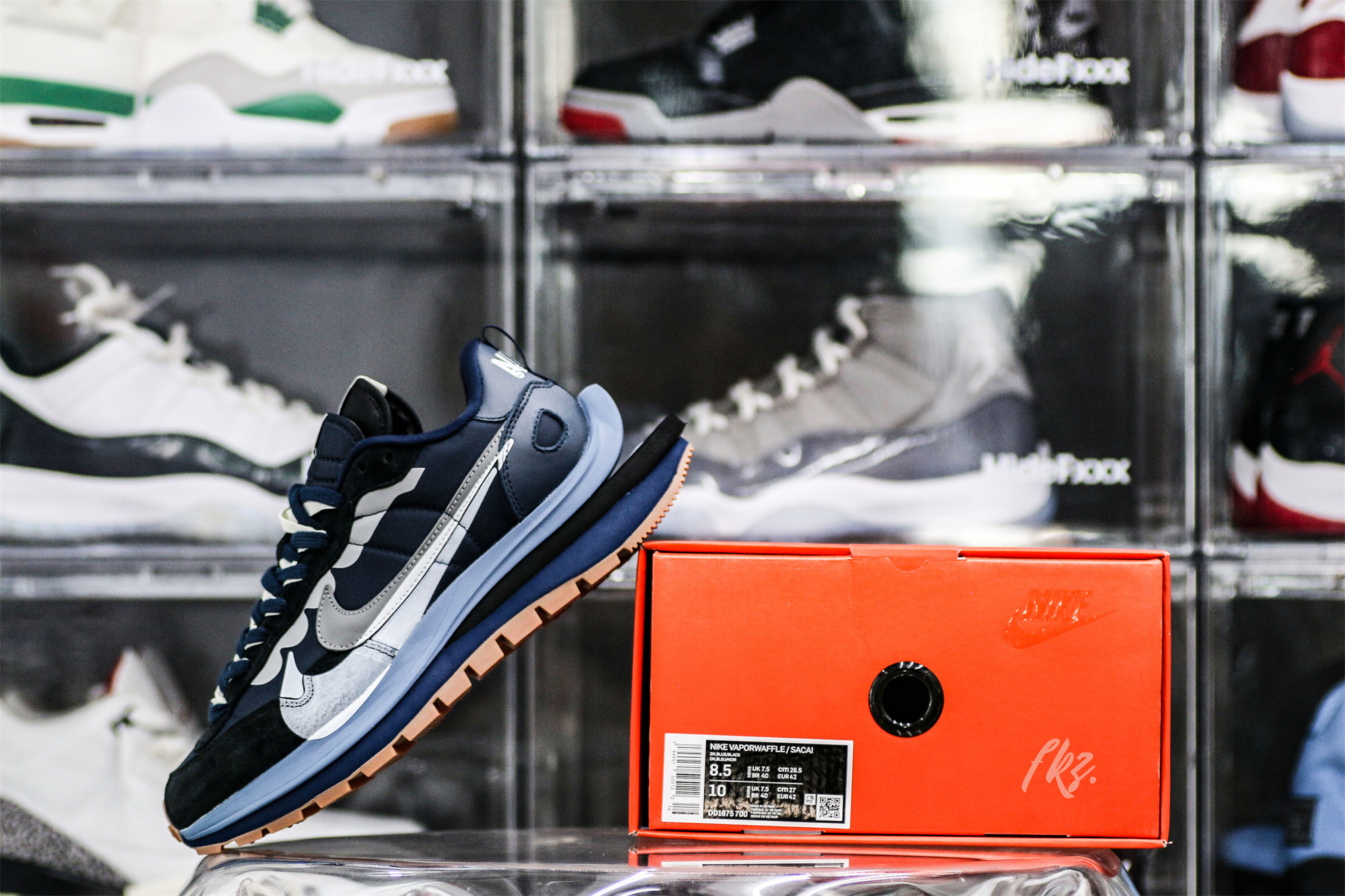 Sacai x Nike VaporWaffle 3.0 White Grey Blue