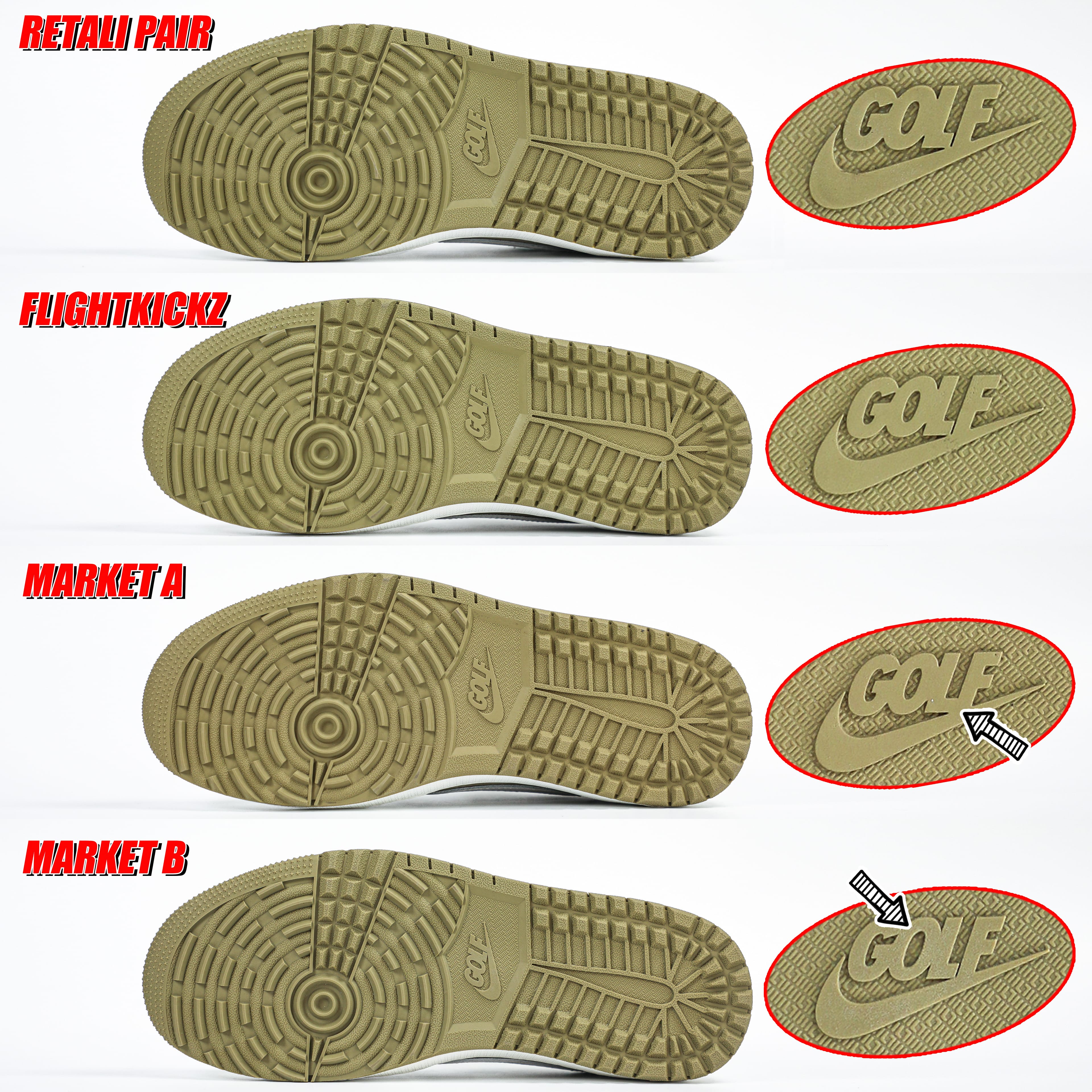 Travis Scott x Air Jordan 1 Low Golf Neutral Olive (LN5 A1)