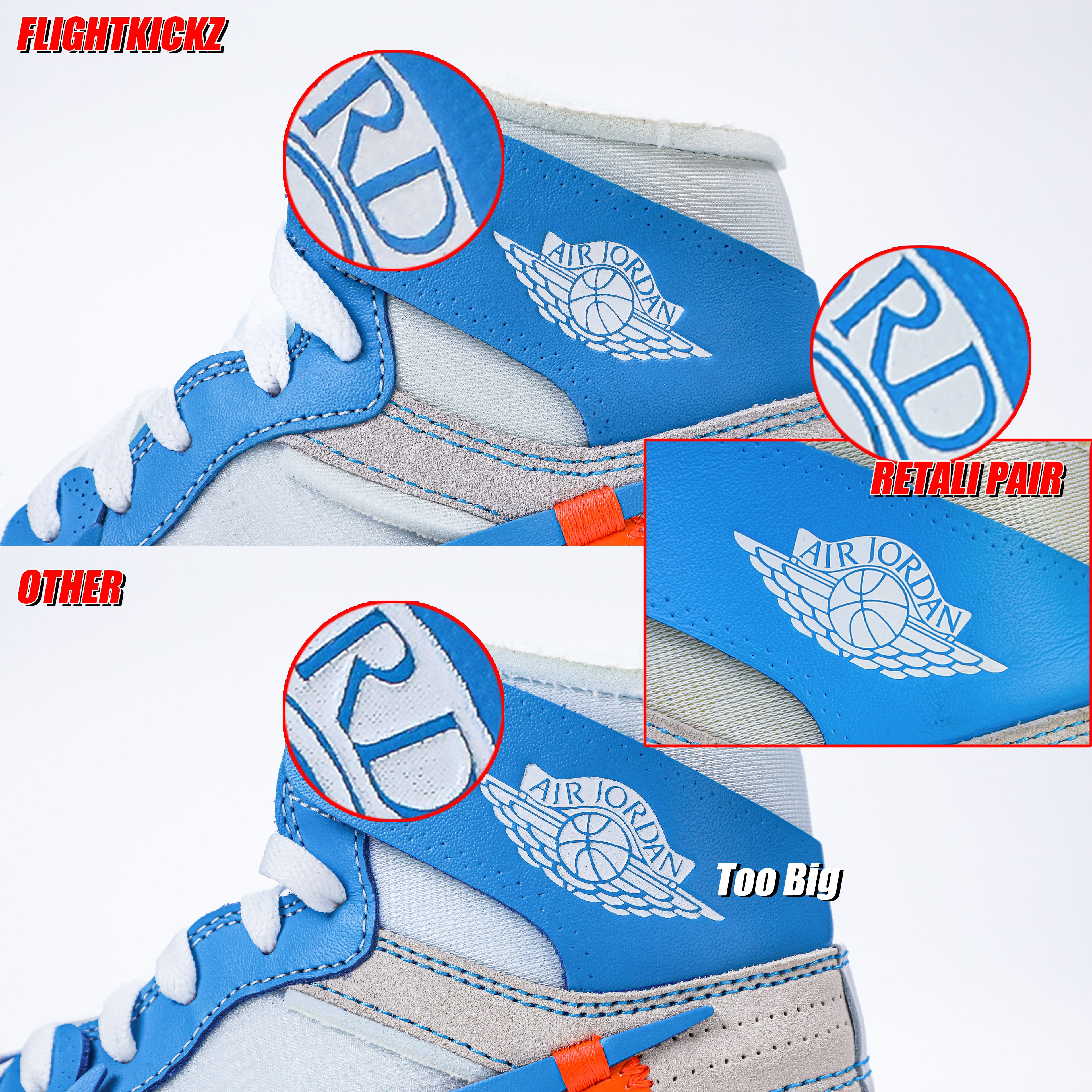 Off white X Air Jordan 1 UNC NRG 2018 (LN5 A1 Batch)