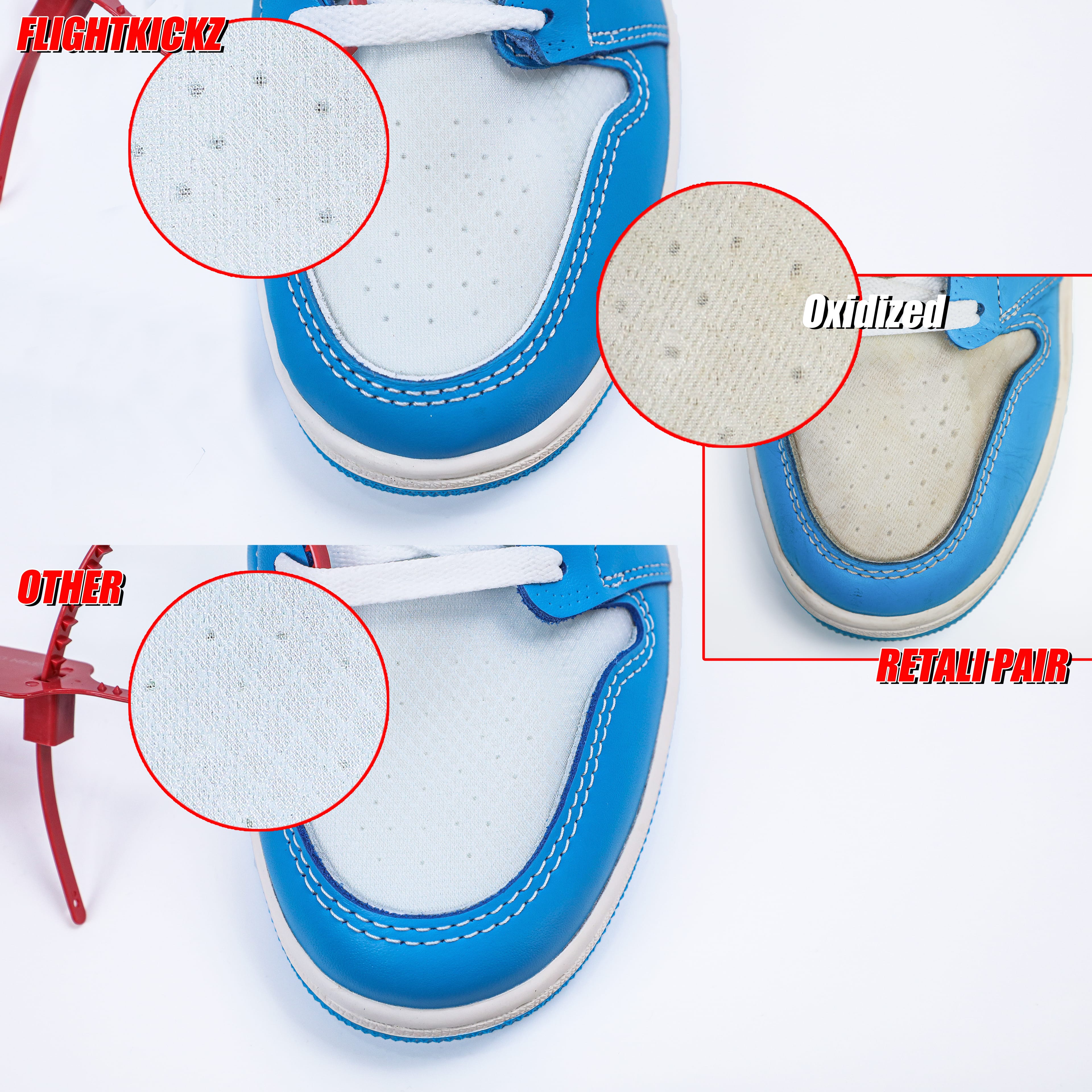 Off white X Air Jordan 1 UNC NRG 2018 (LN5 A1 Batch)