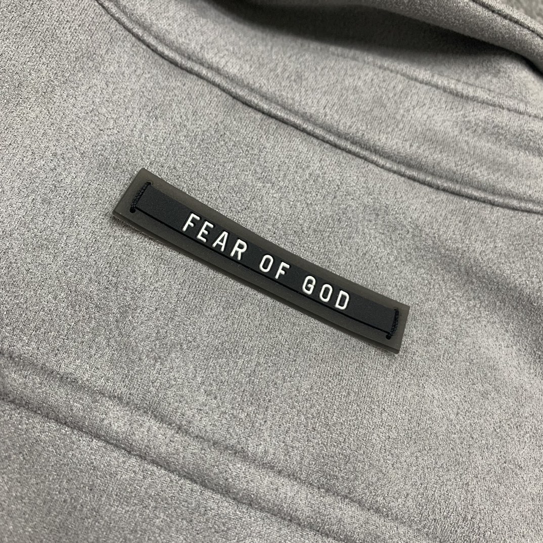 Fear of God F0G Heavyweight and Superb Black Suede Shirt Jacket
