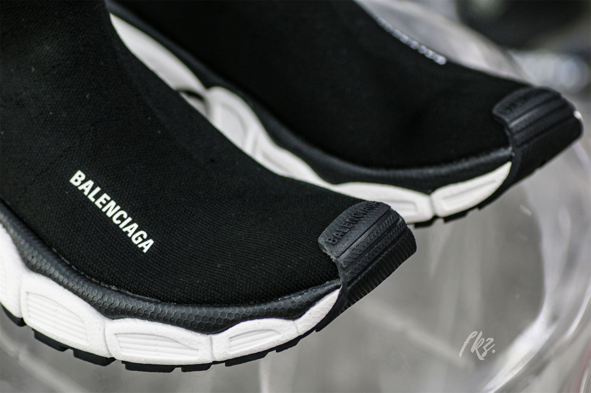 Balenciag* 3XL Sock Sneaker ‘Black White’