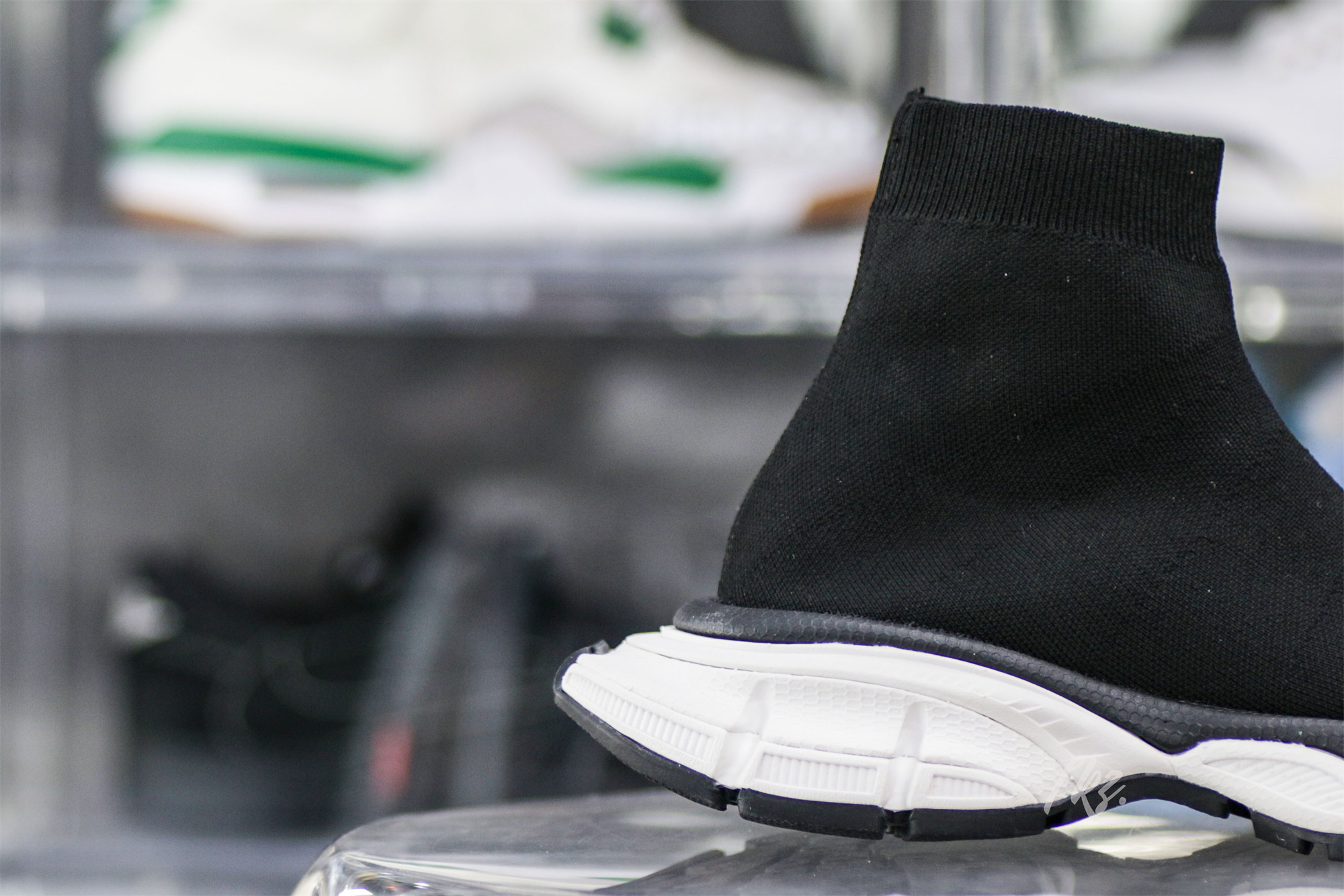 Balenciag* 3XL Sock Sneaker ‘Black White’