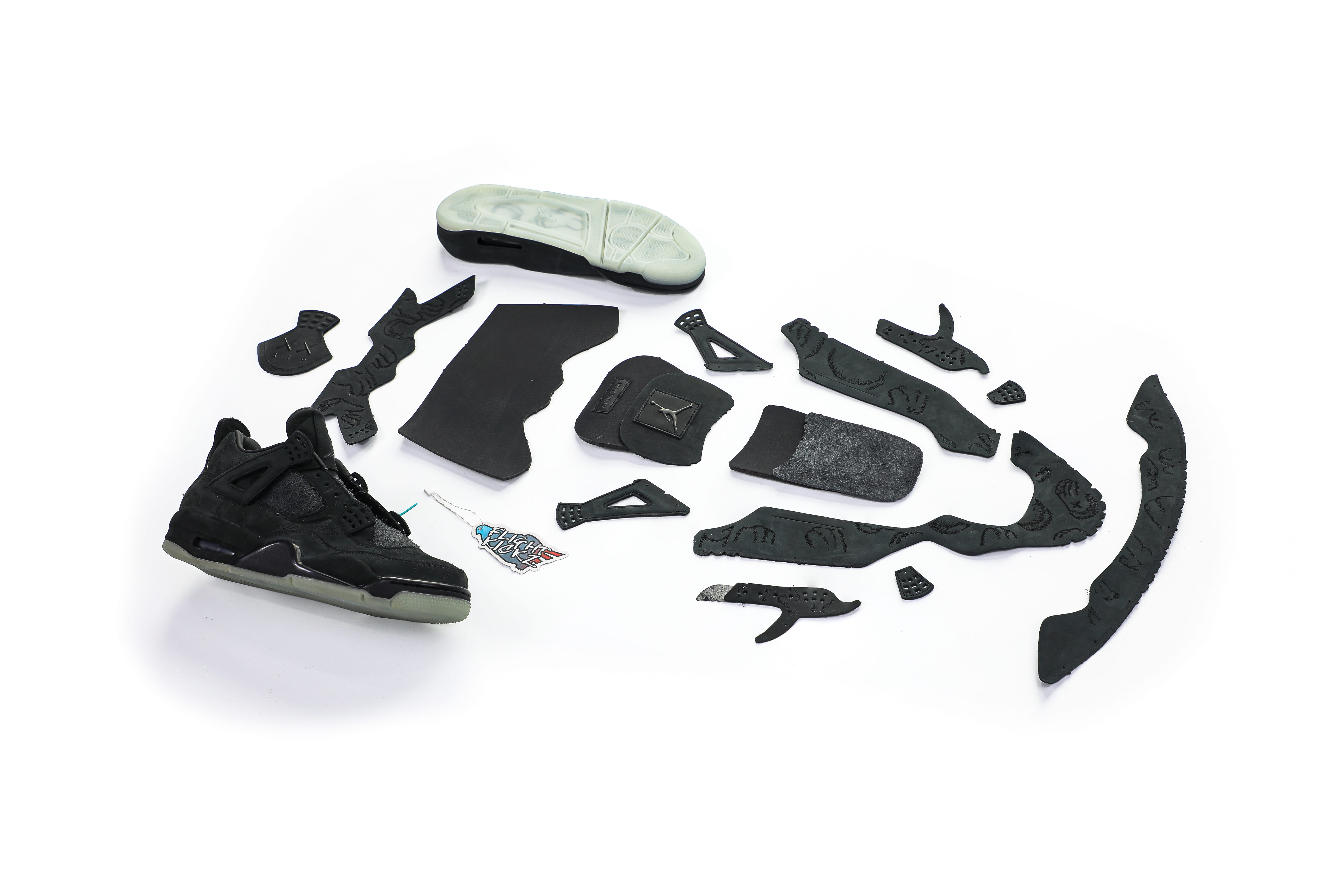 Kaws X Air Jordan 4 Retro Black 2017( Ln5 A1 Batch)