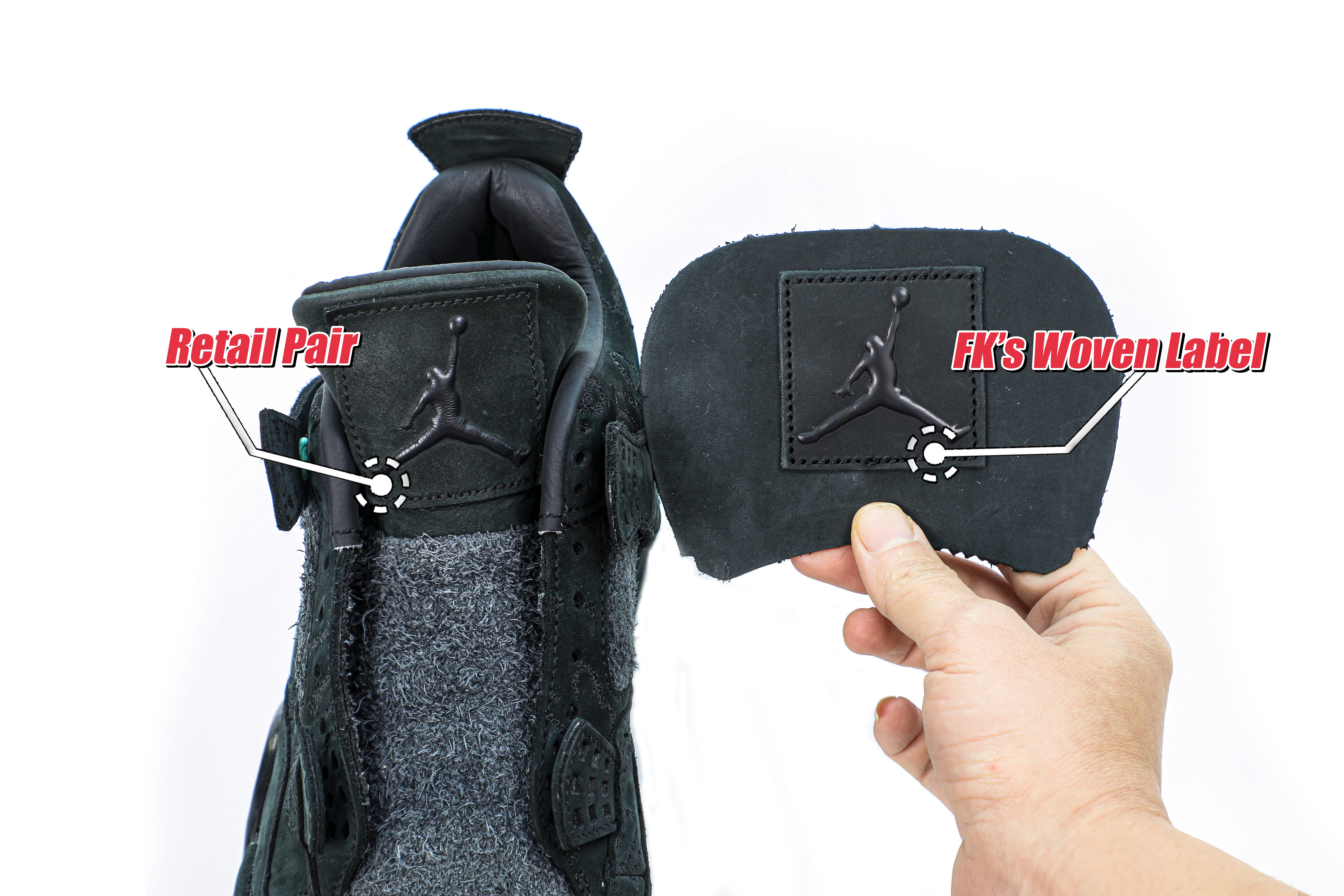 Kaws X Air Jordan 4 Retro Black 2017( Ln5 A1 Batch)