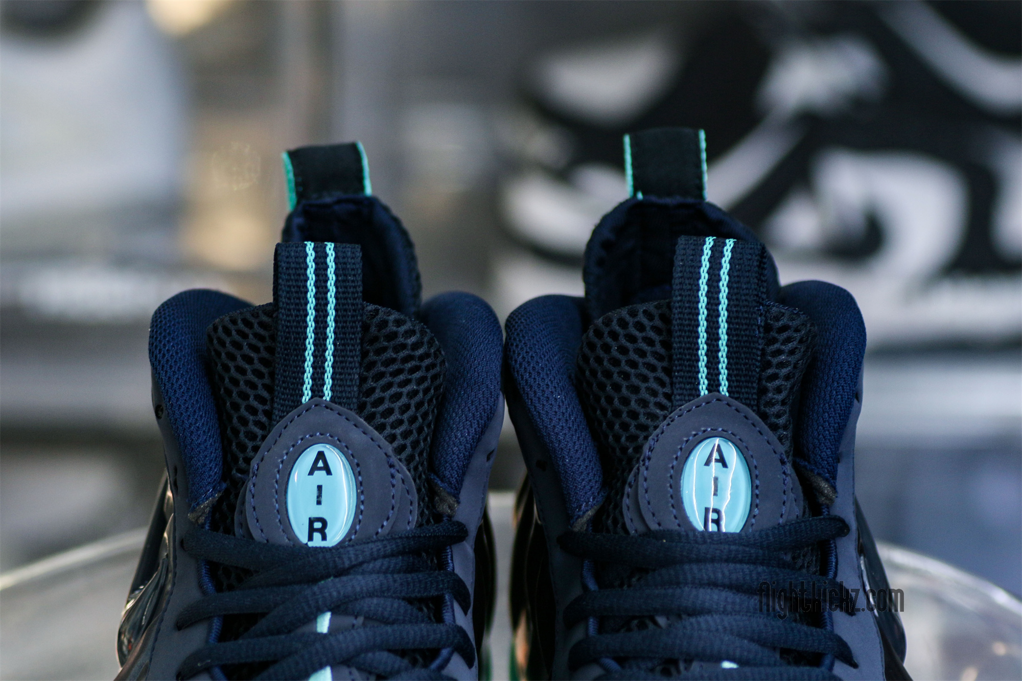 Nike Air Foamposite Pro (Obsidian/Aqua)