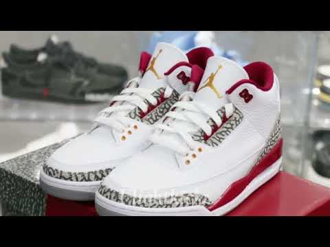 Air Jordan 3 Cardinal Red 2022