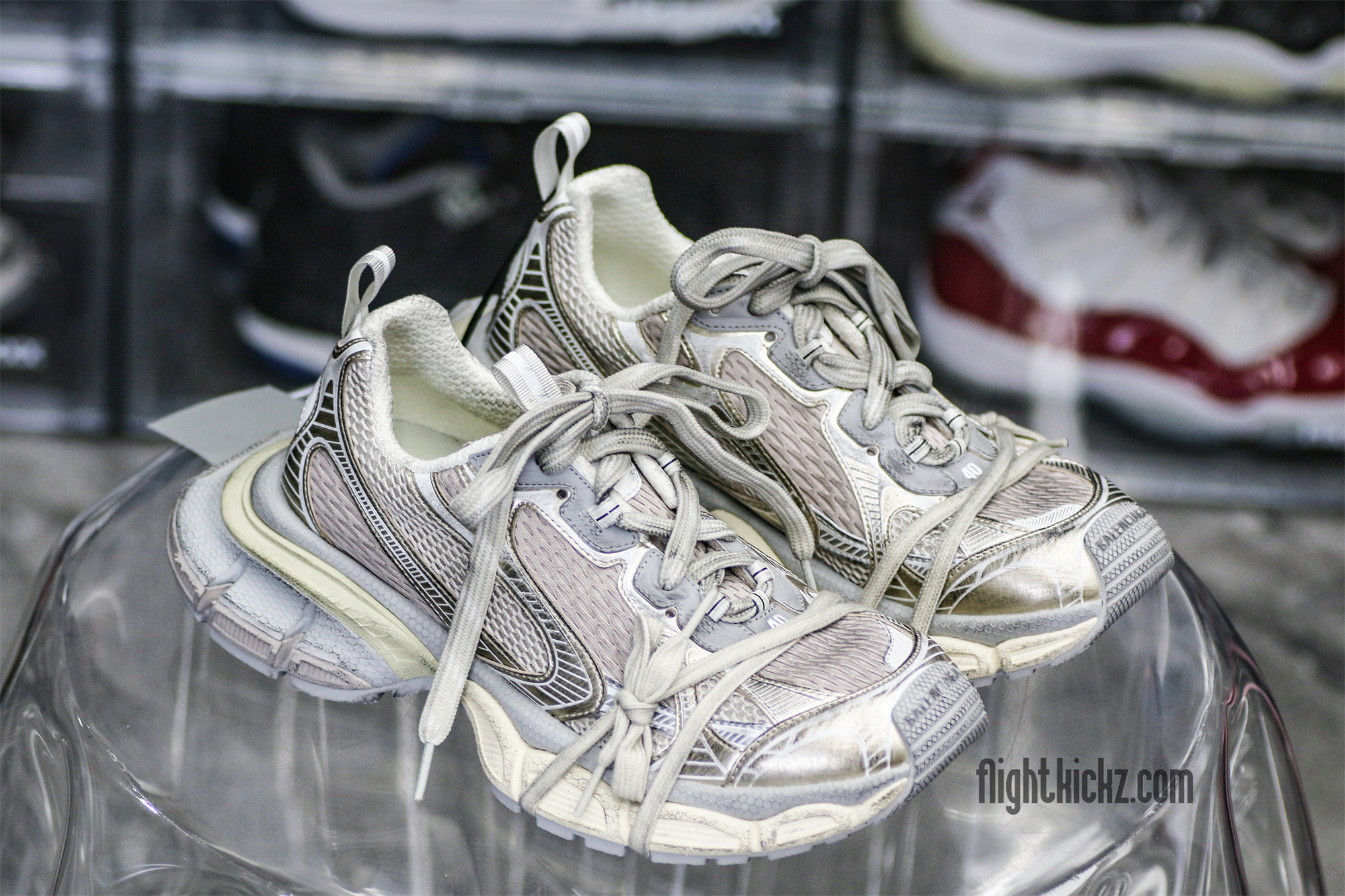 Balenciag* 3XL Sneaker ‘Worn‑Out ‑ Light Beige’