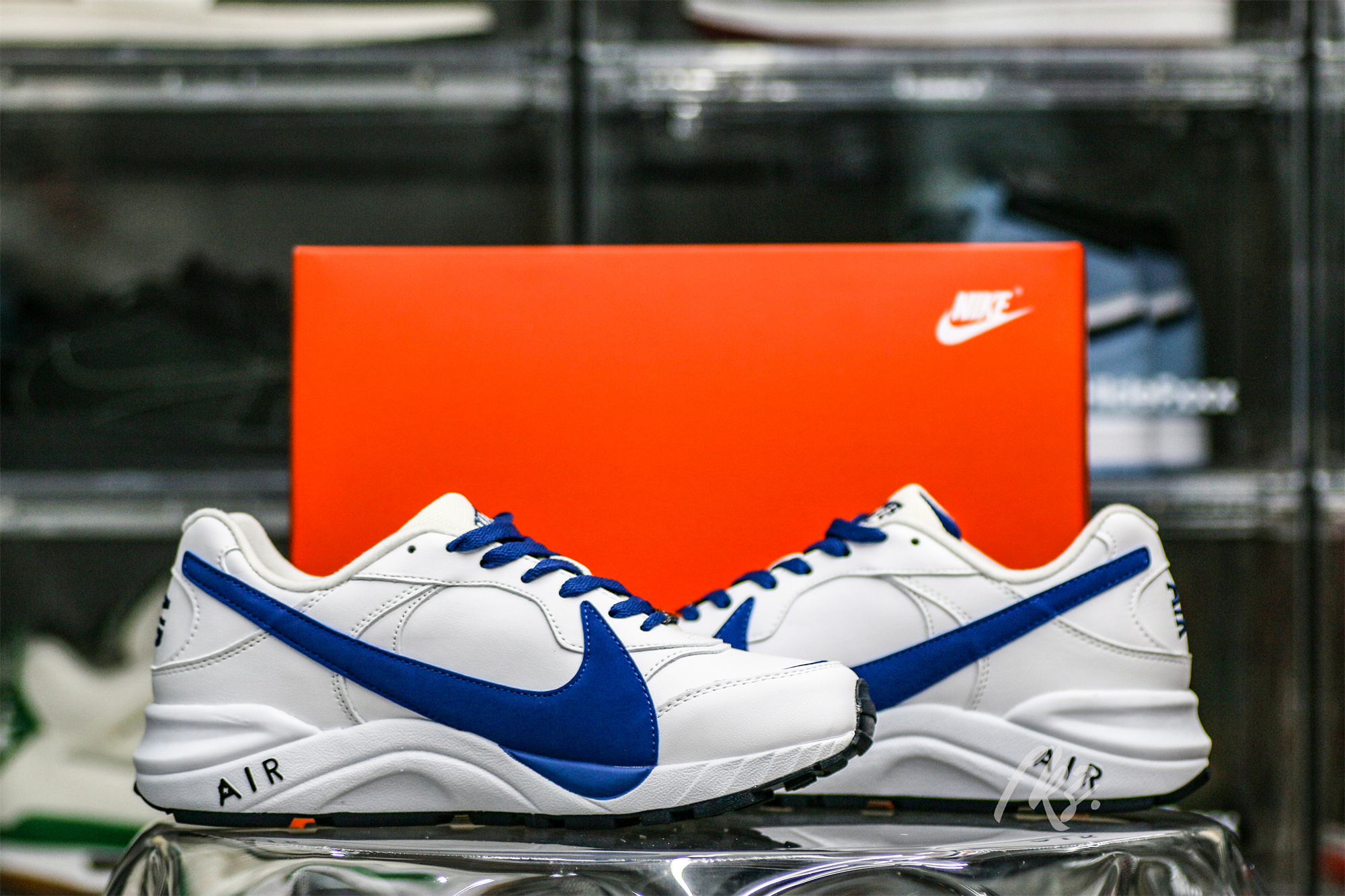 Nike Air Grudge Leather White Blue