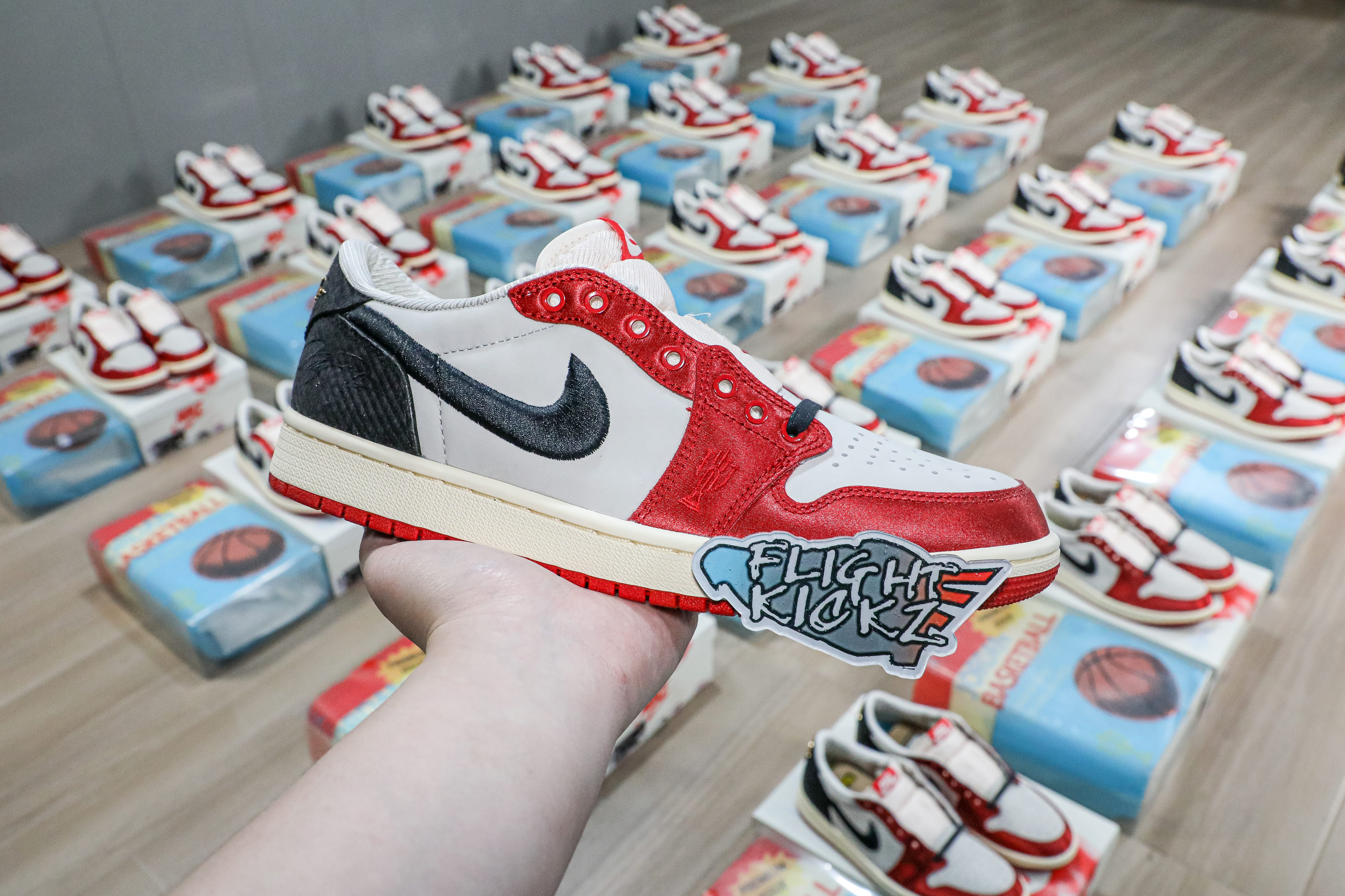 Trophy Room X Air Jordan 1 Retro Low OG SP Away 2024(LN5 A1 Batch)