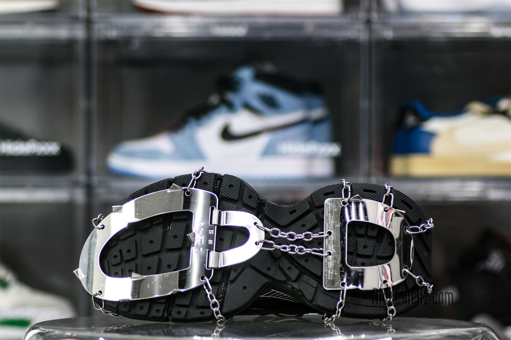 Balenciag* 3XL Ski Sneaker in Black ((Removable footwear chains) )