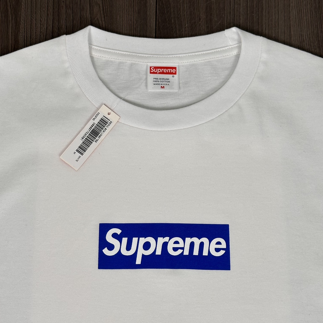 Suprem3 Seoul Box Logo Tee White
