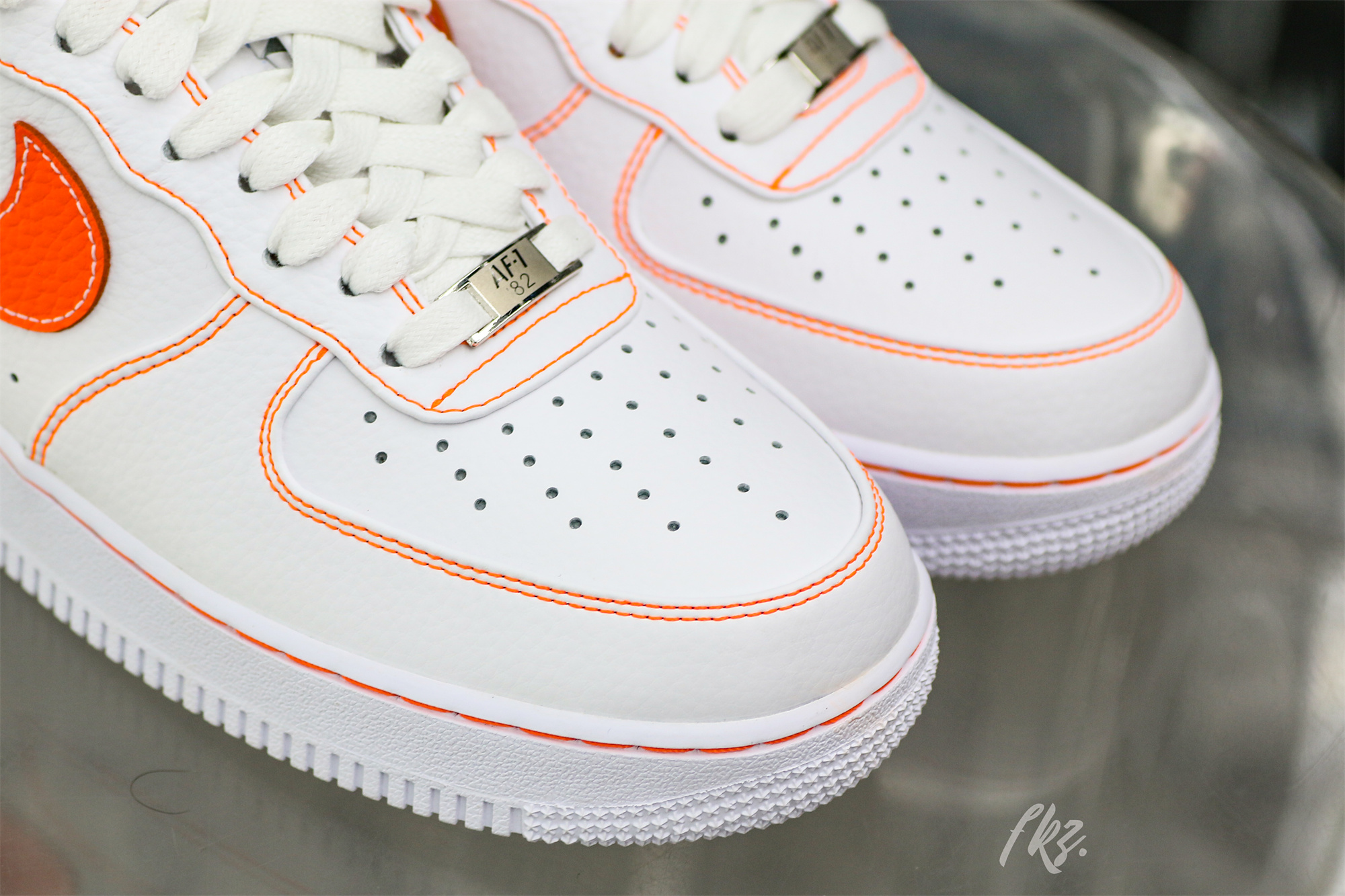 VLONE x Nike Air Force 1 White/Total Orange