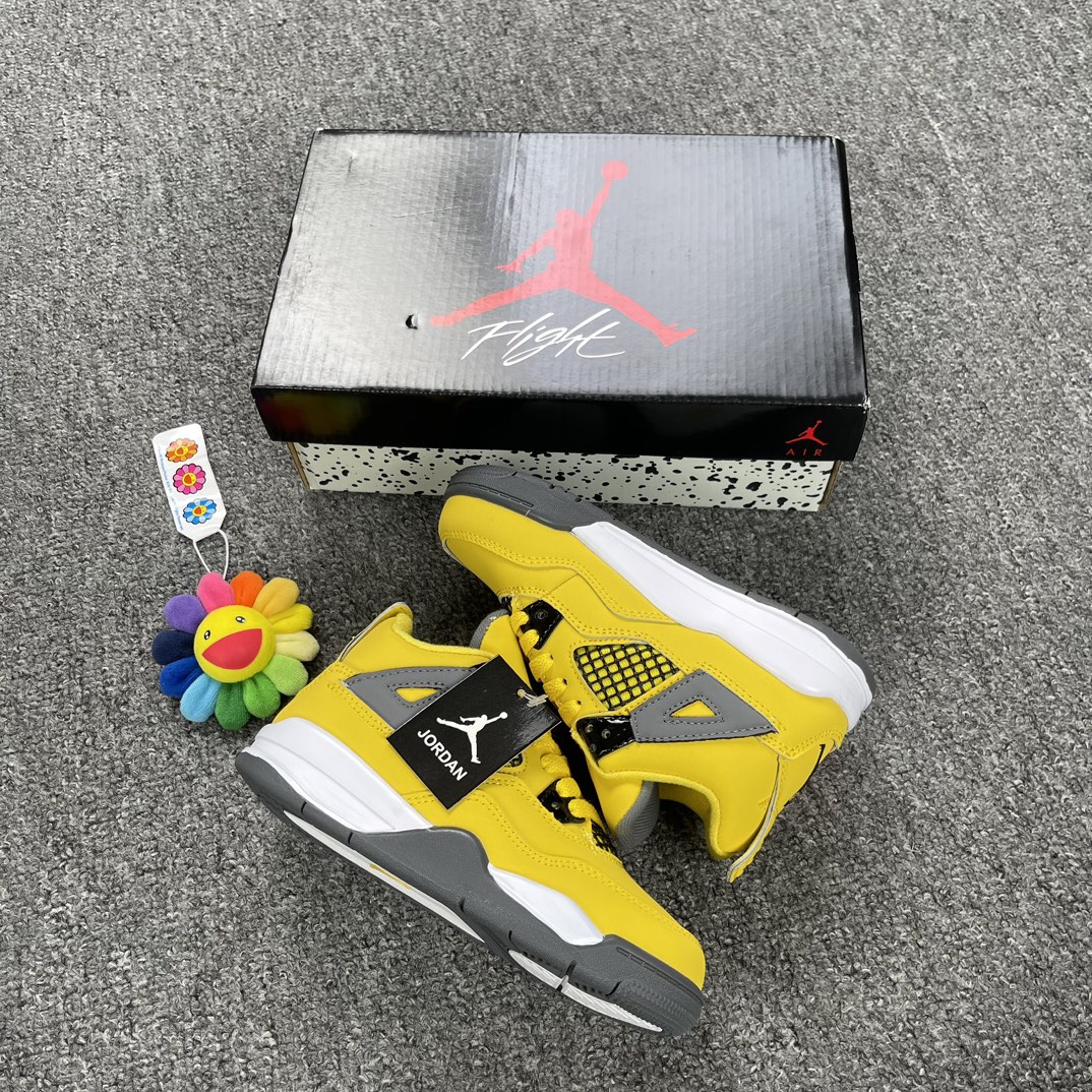 Air Jordan 4 Retro ‘Lightning’ 2021 Kid