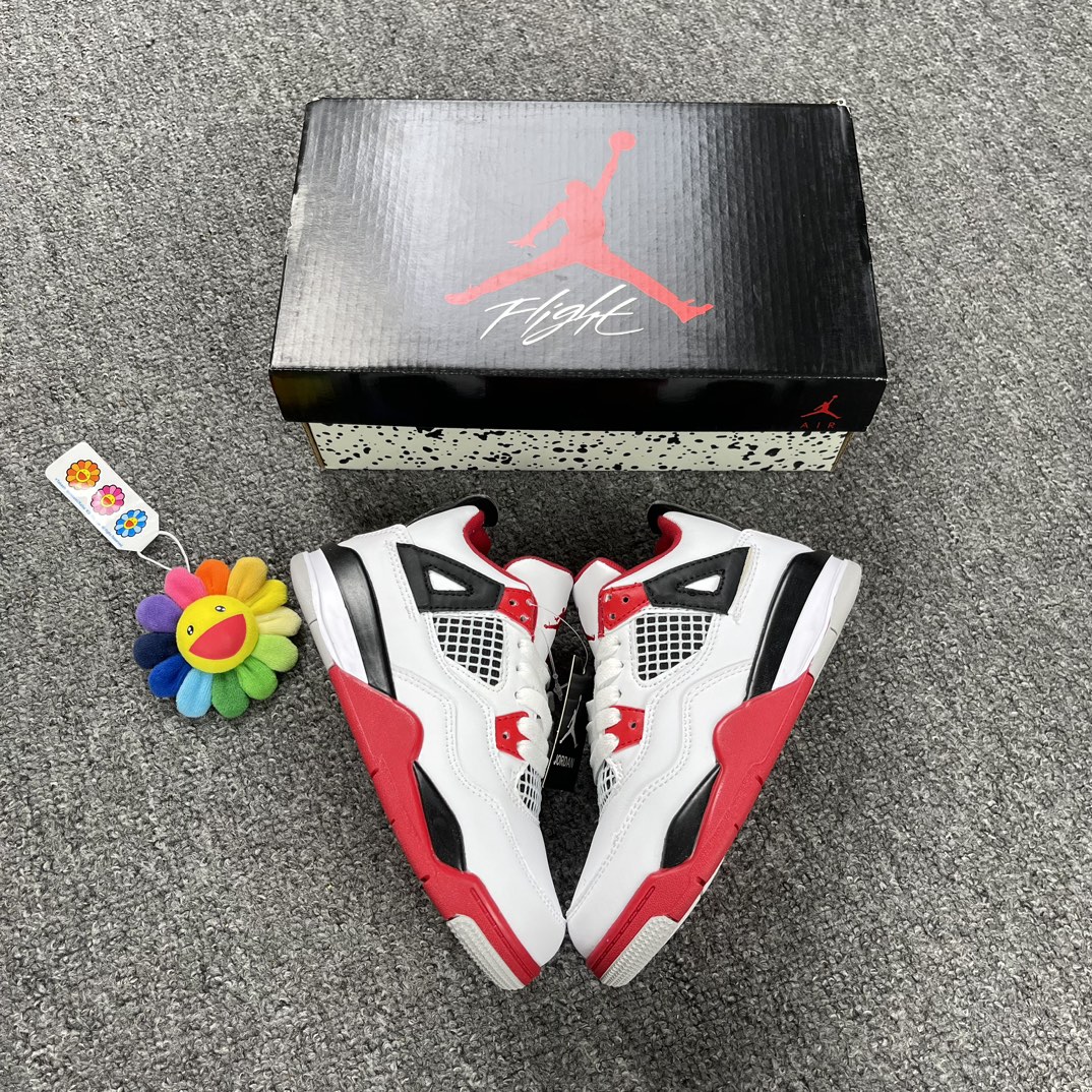 Air Jordan 4 Retro ‘Fire Red’ 2020 PS Kid