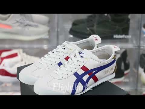 ASICS Mexico 66 White Blue Red Metallic Gold
