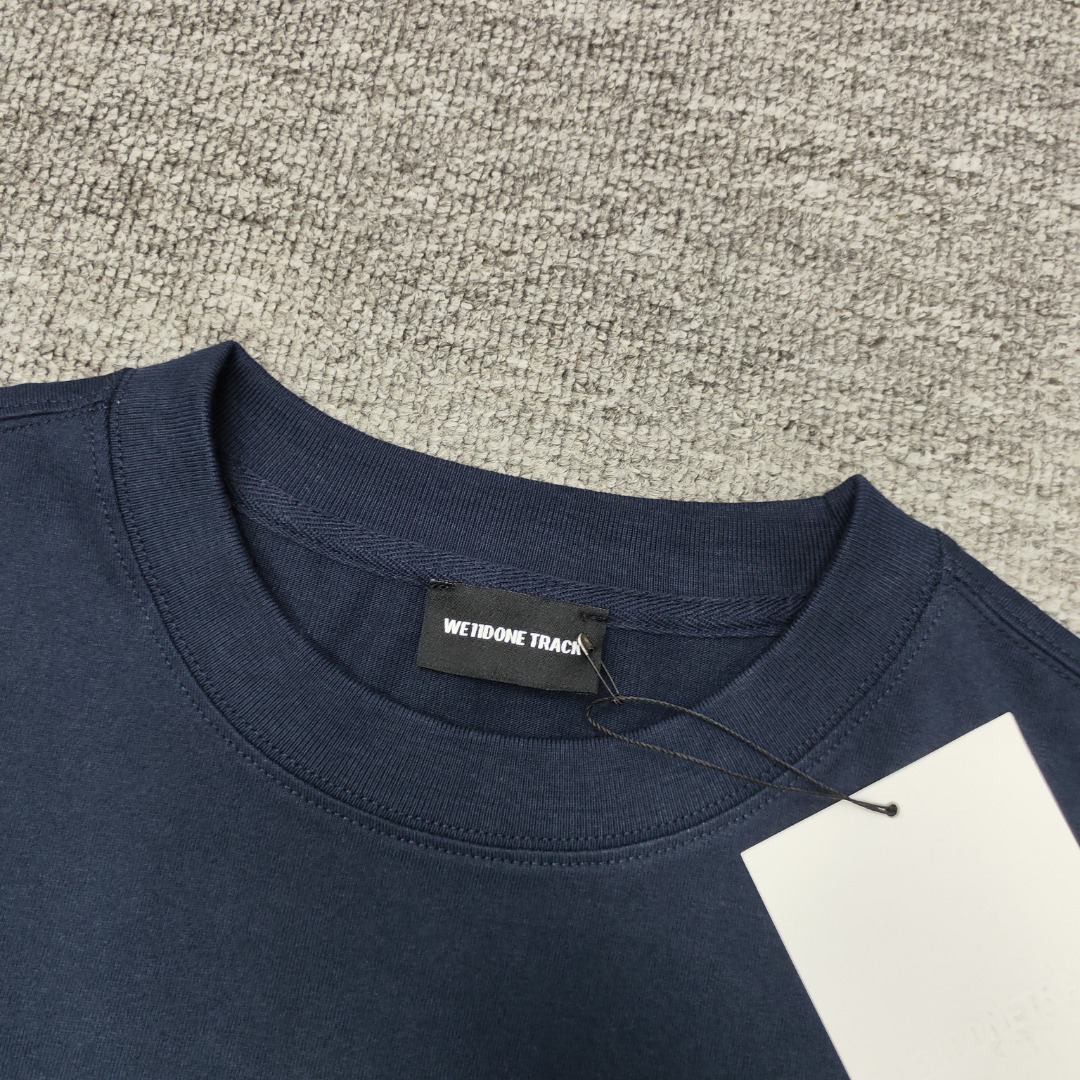 WE11D0NE Classic Flocked Teddy Bear T-Shirt