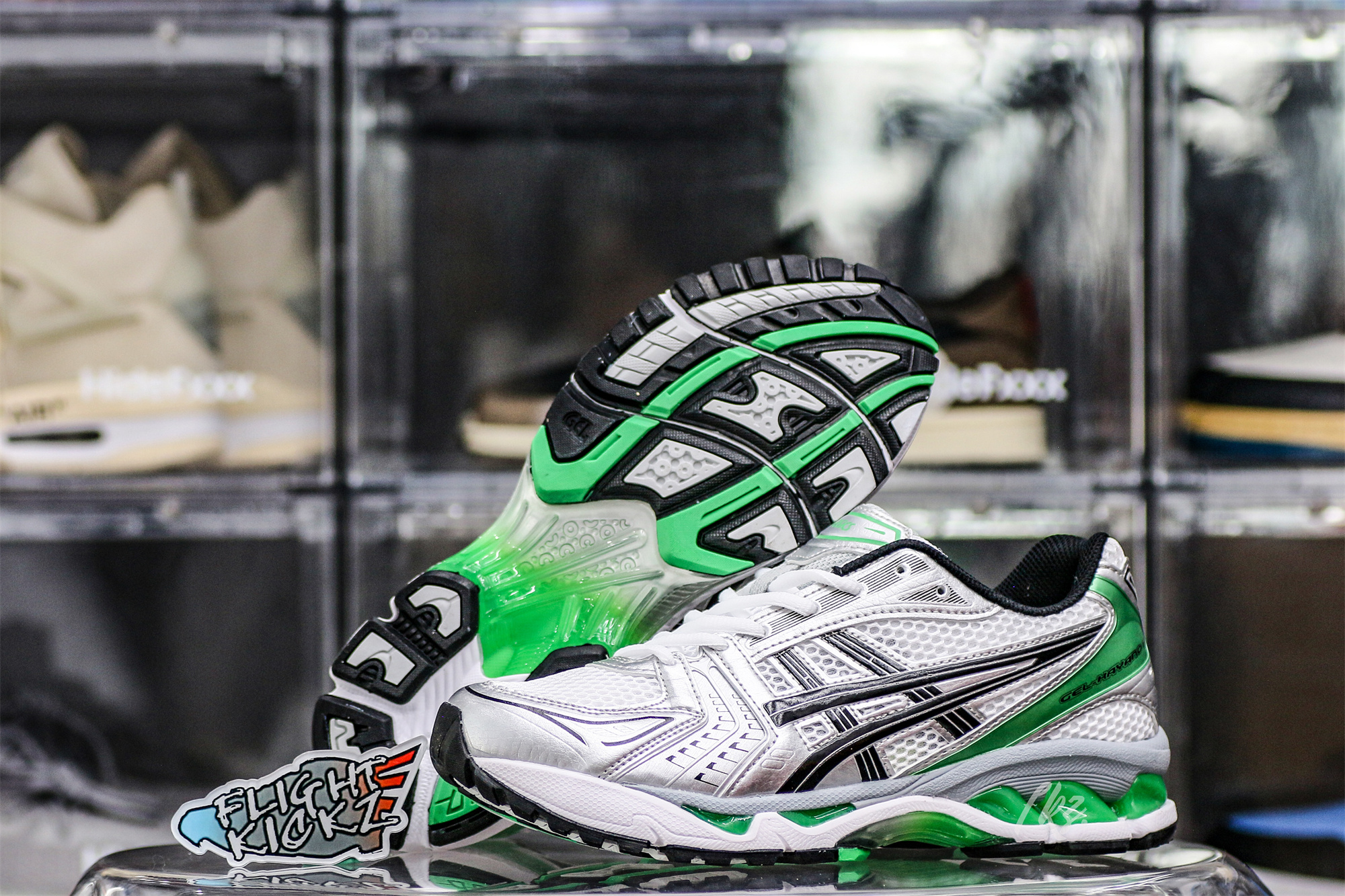 Gel Kayano 14 White Malachite Green
