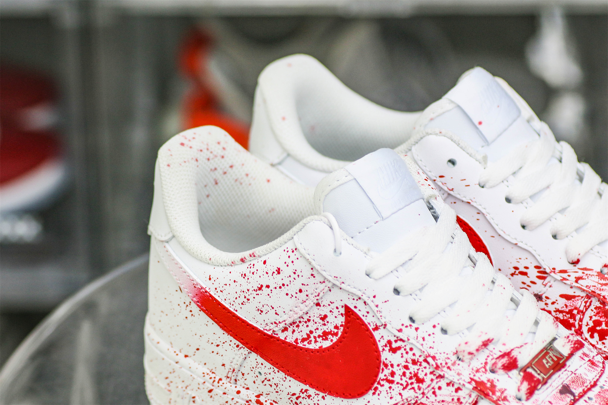 Air Force 1 Low Custom Blood Splatter