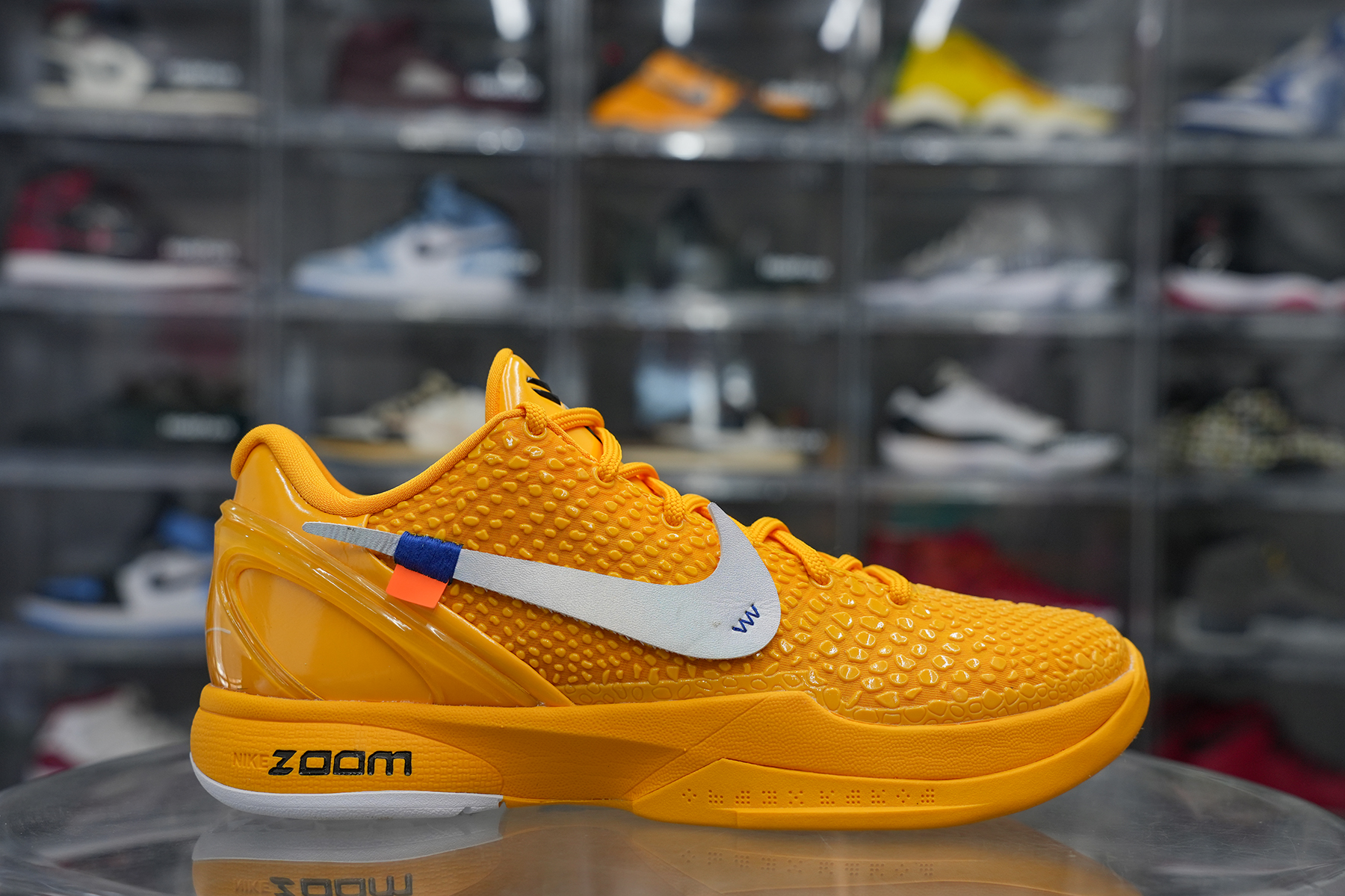 Off White x Nike Zoom Kobe 6 Yellow Custom(A1 Batch)