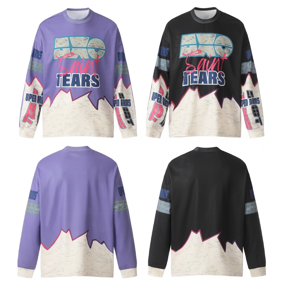 Saint Mich@el Tears AXO Full Print Long Sleeve