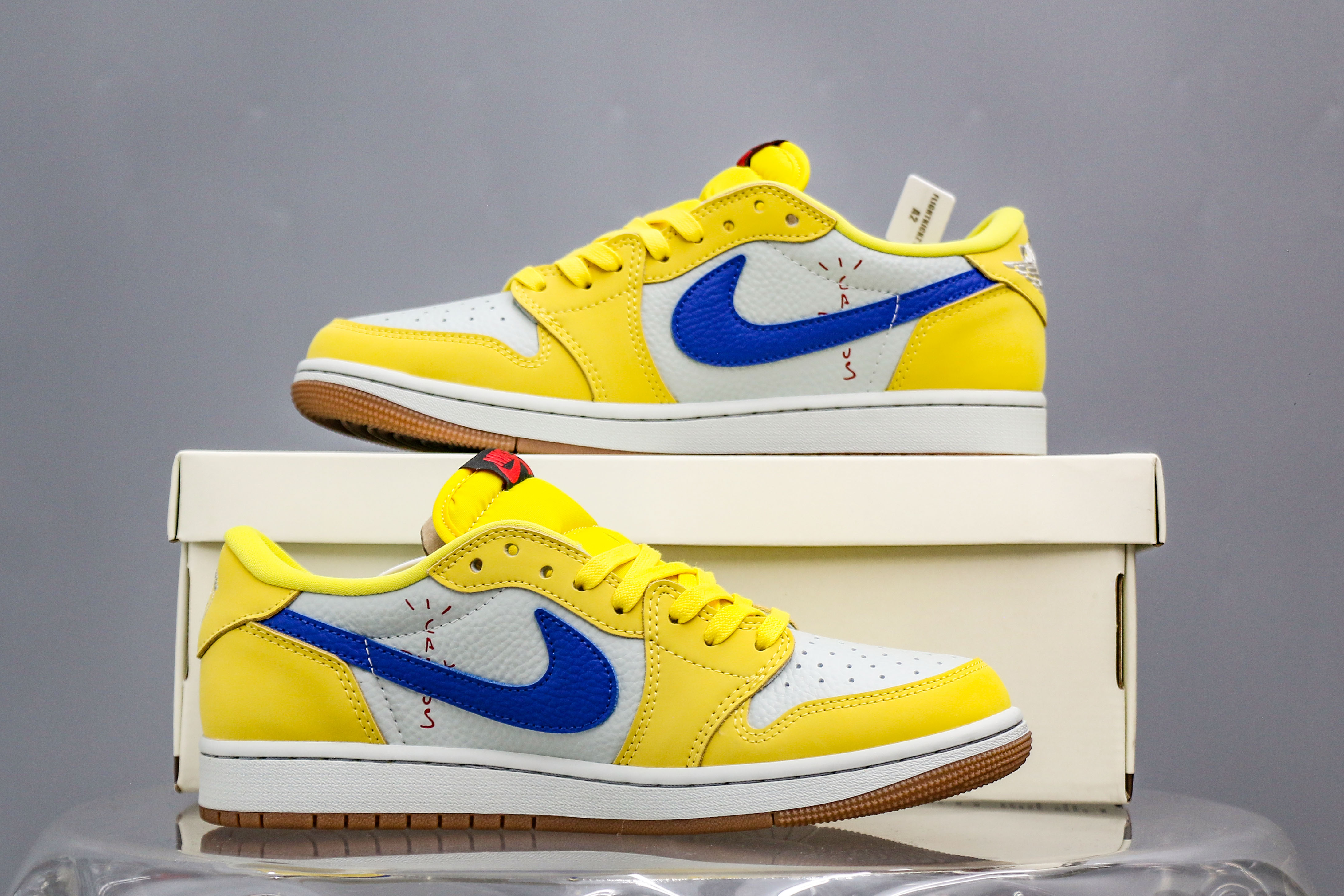Travis Scott x Air Jordan 1 Retro Low OG SP “ElkinsCanary Yellow”(A2 Batch)