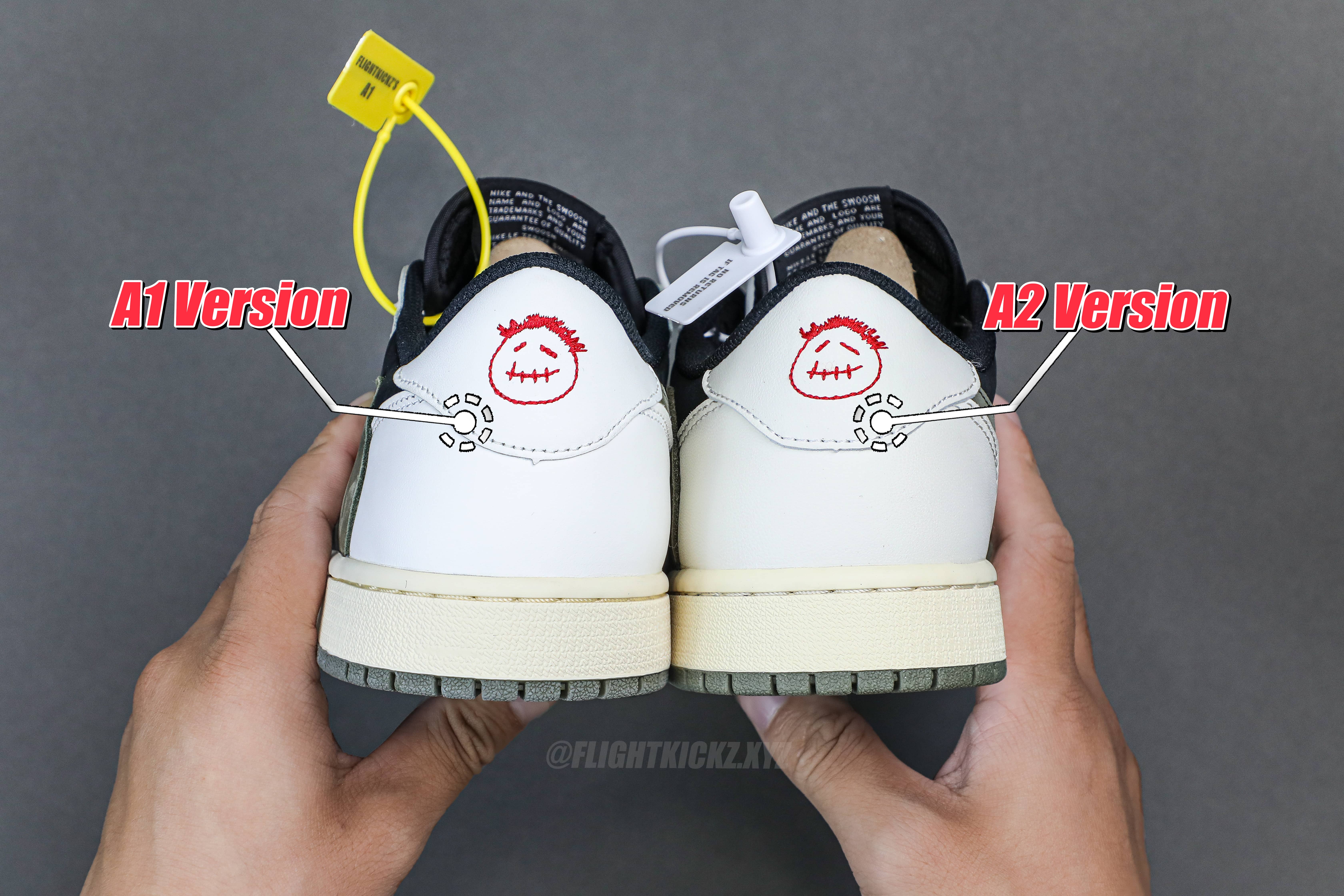 Travis Scott x Air Jordan 1 Low OG SP Olive(A2 Batch)