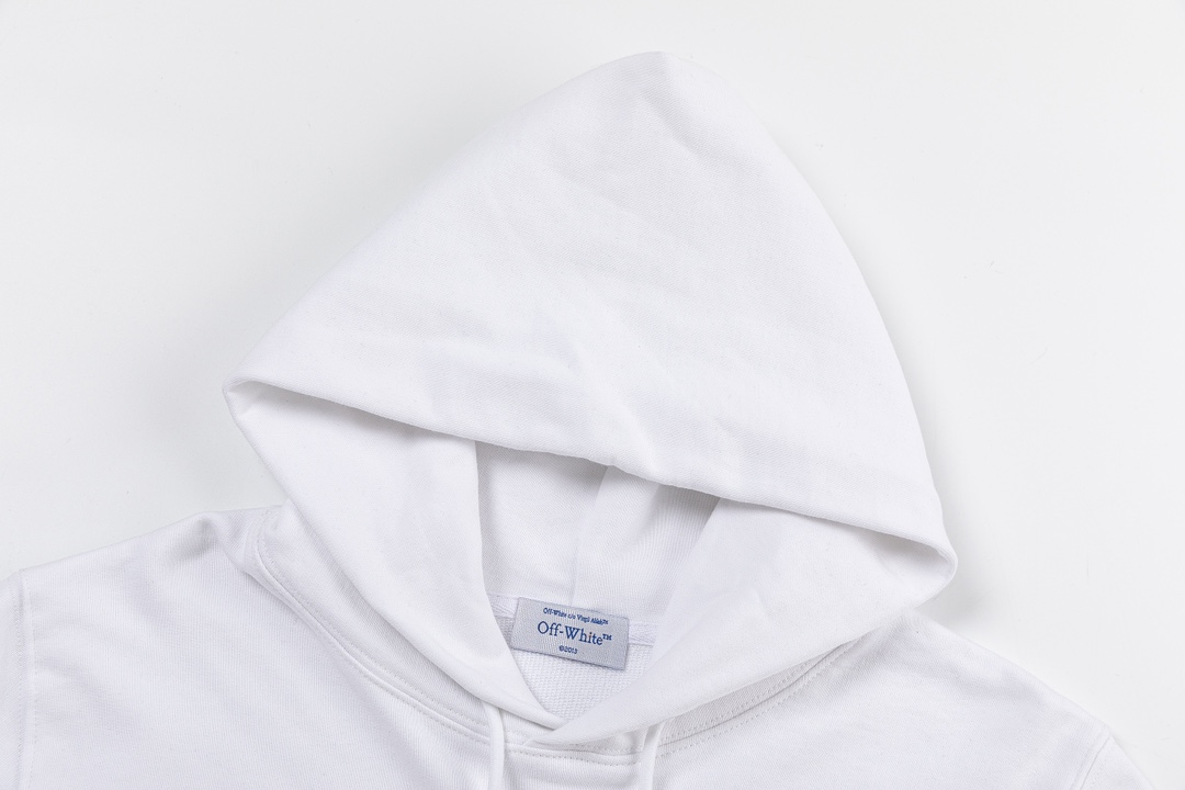 Off-White 24SS new embroidered paisley loose-fit hoodie