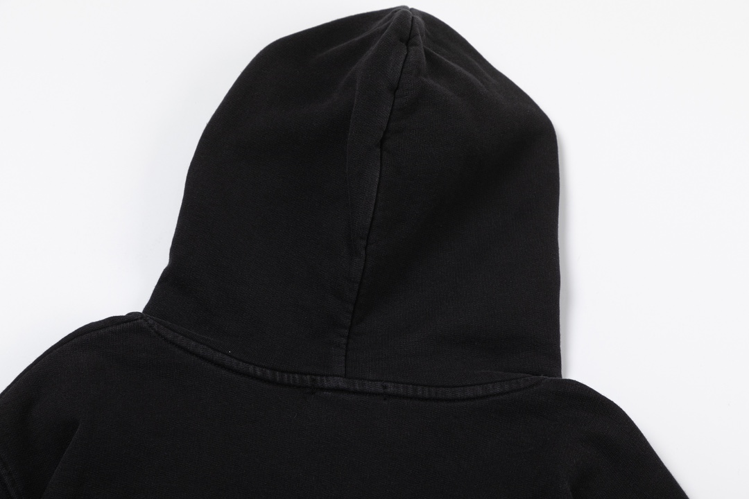 Off-White 24SS new embroidered cloud and dragon washed hoodie