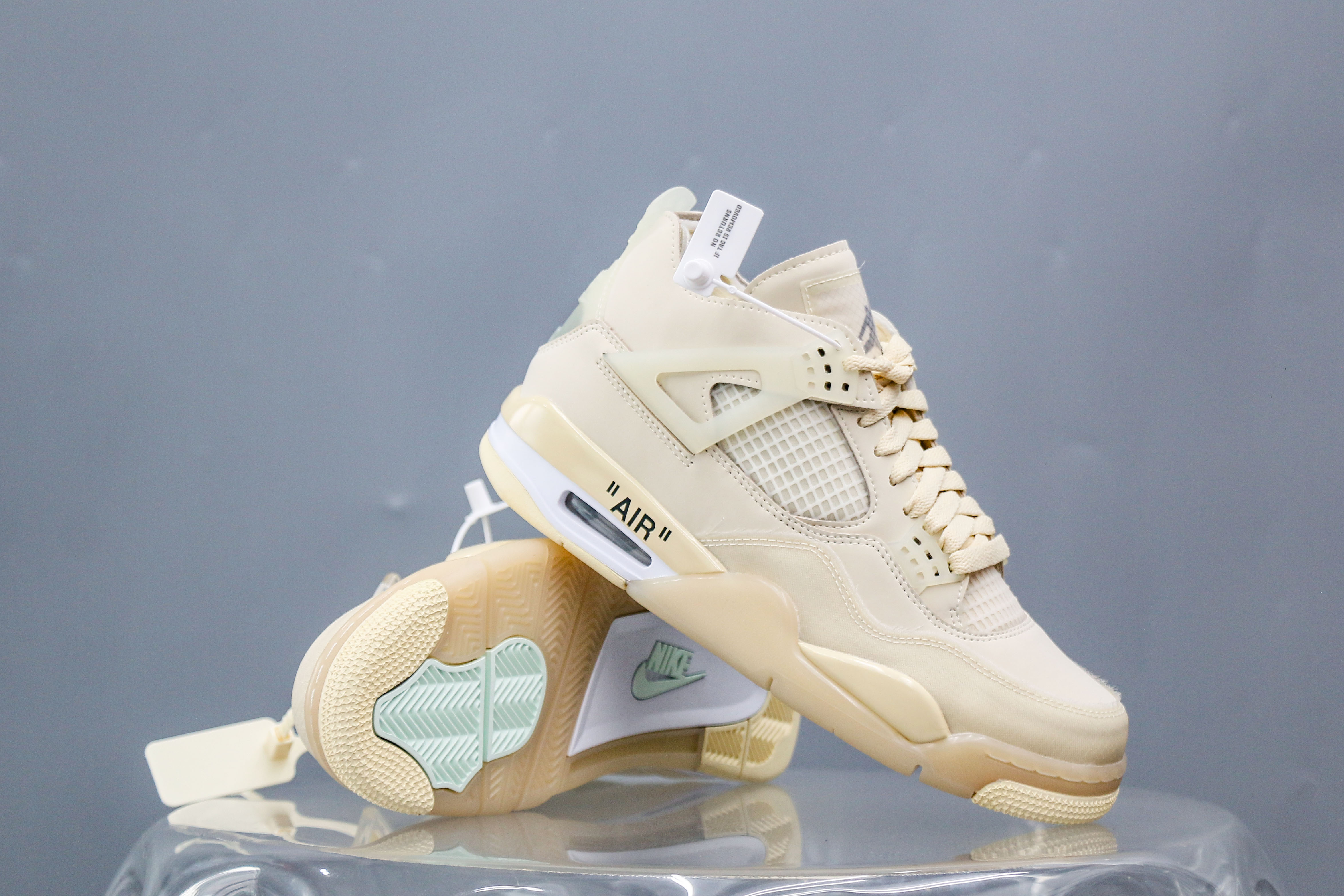 Off White x Air Jordan 4 Sail 2020 (A2 Batch)