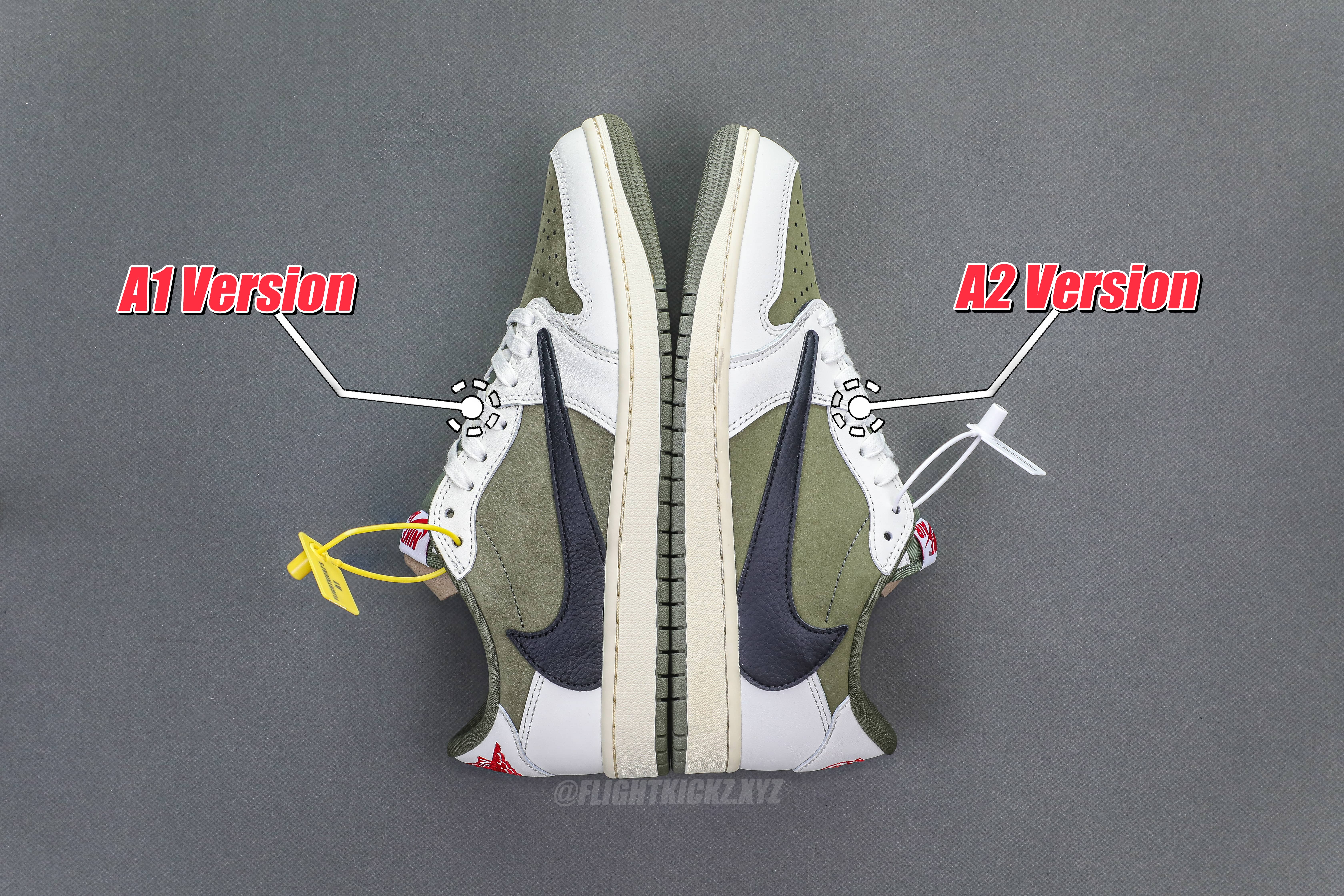 Travis Scott x Air Jordan 1 ‘ Medium Olive’ (A2 Batch)