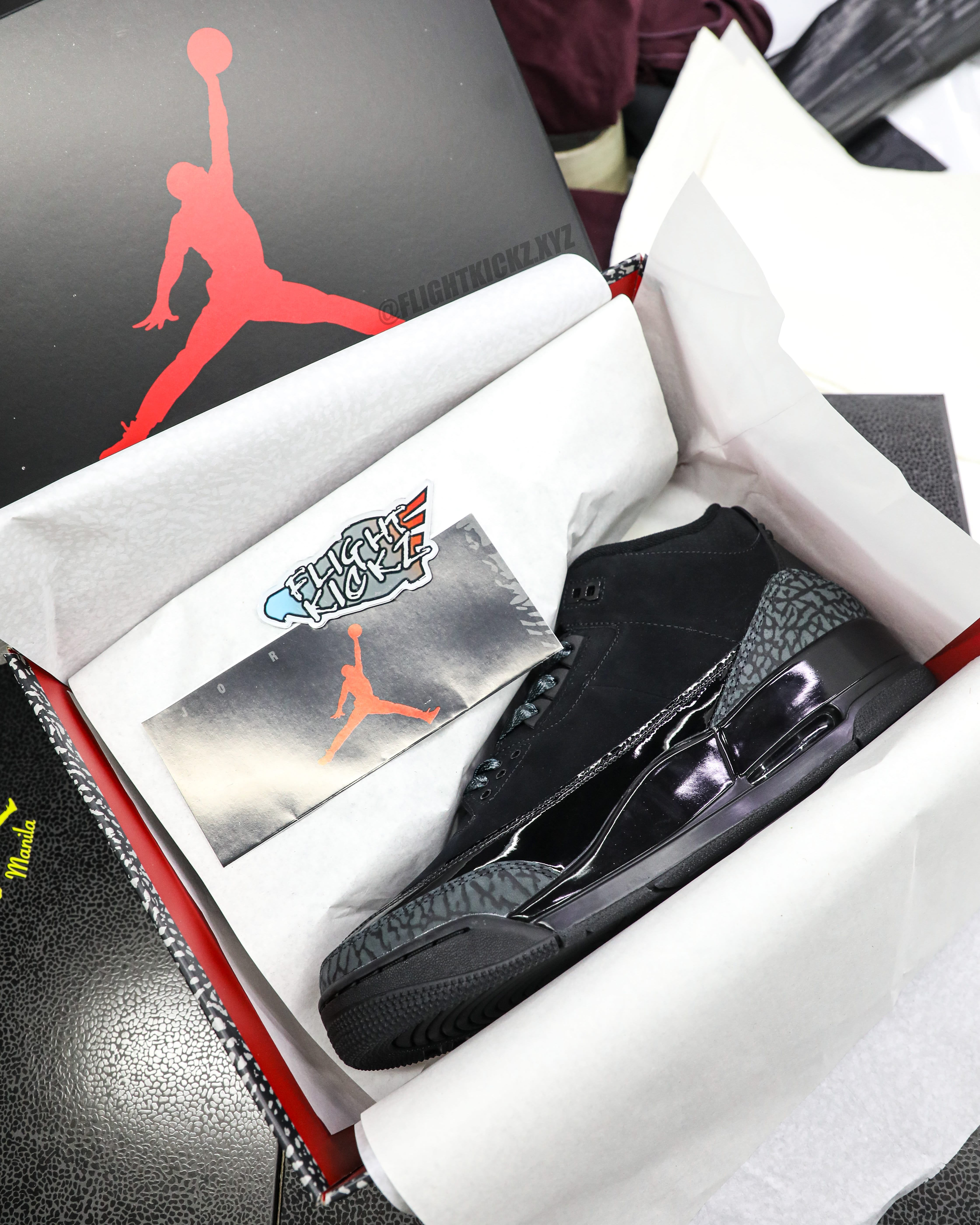 Air Jordan 3 Black Cat 2025 (A1 Batch)