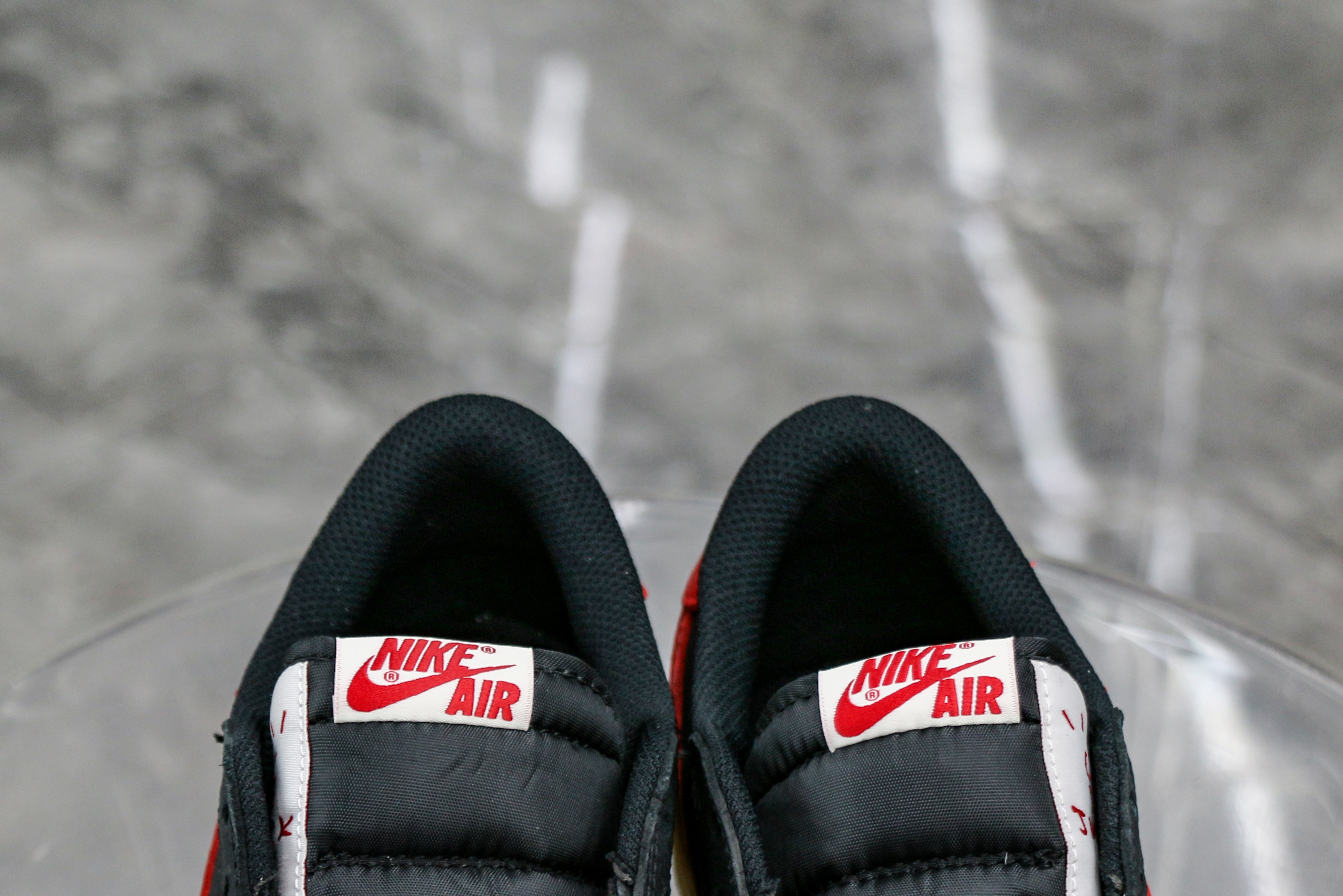 Travis Scott x Air Jordan 1 Low OG Black Red Custom