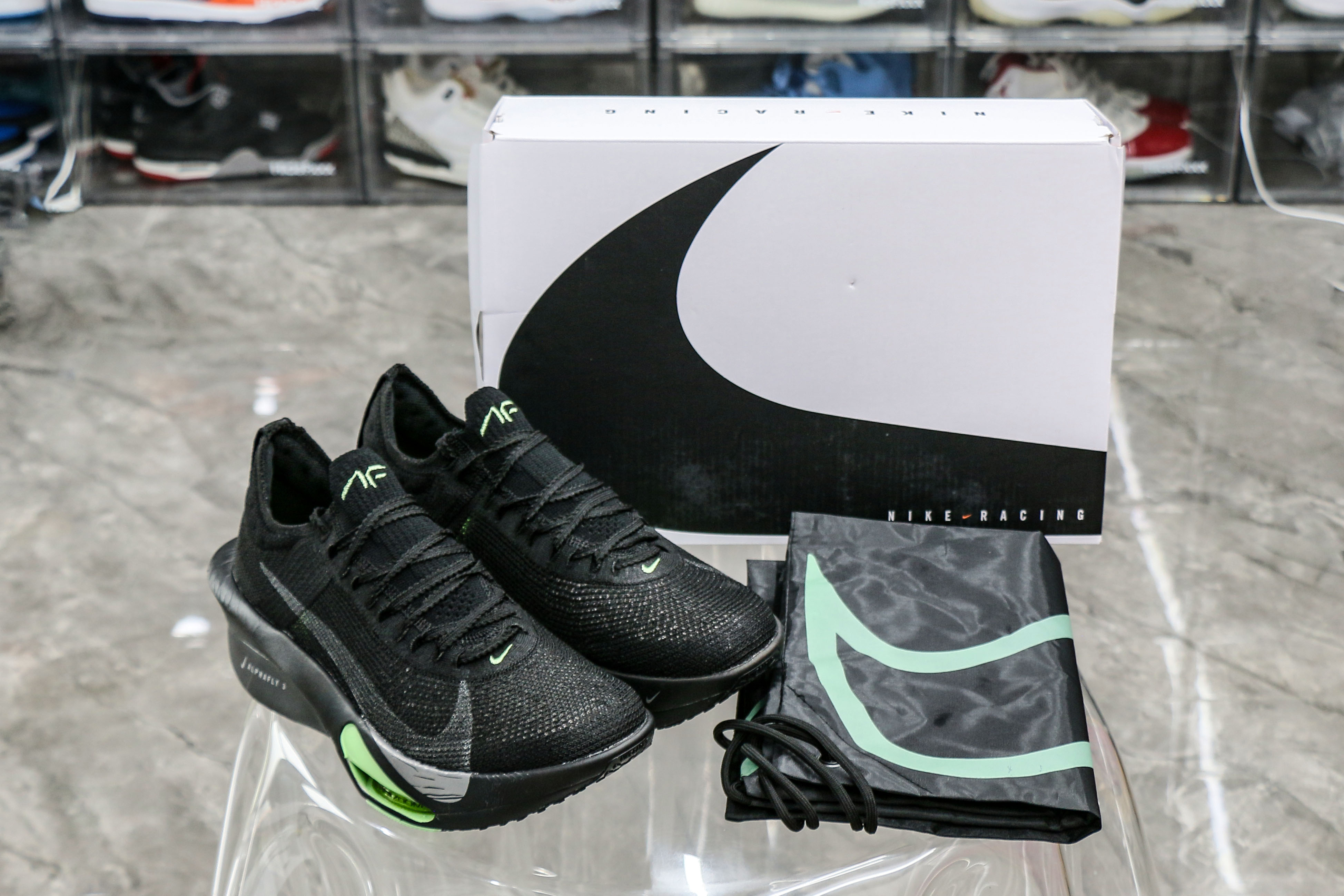 Nike Air Zoom Alphafly Next% 3 Black Olive Aura