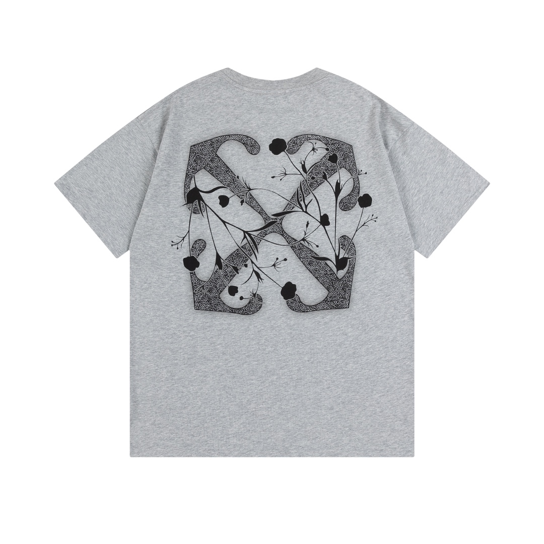 Off-White Flower Arrow Skate T-Shirt