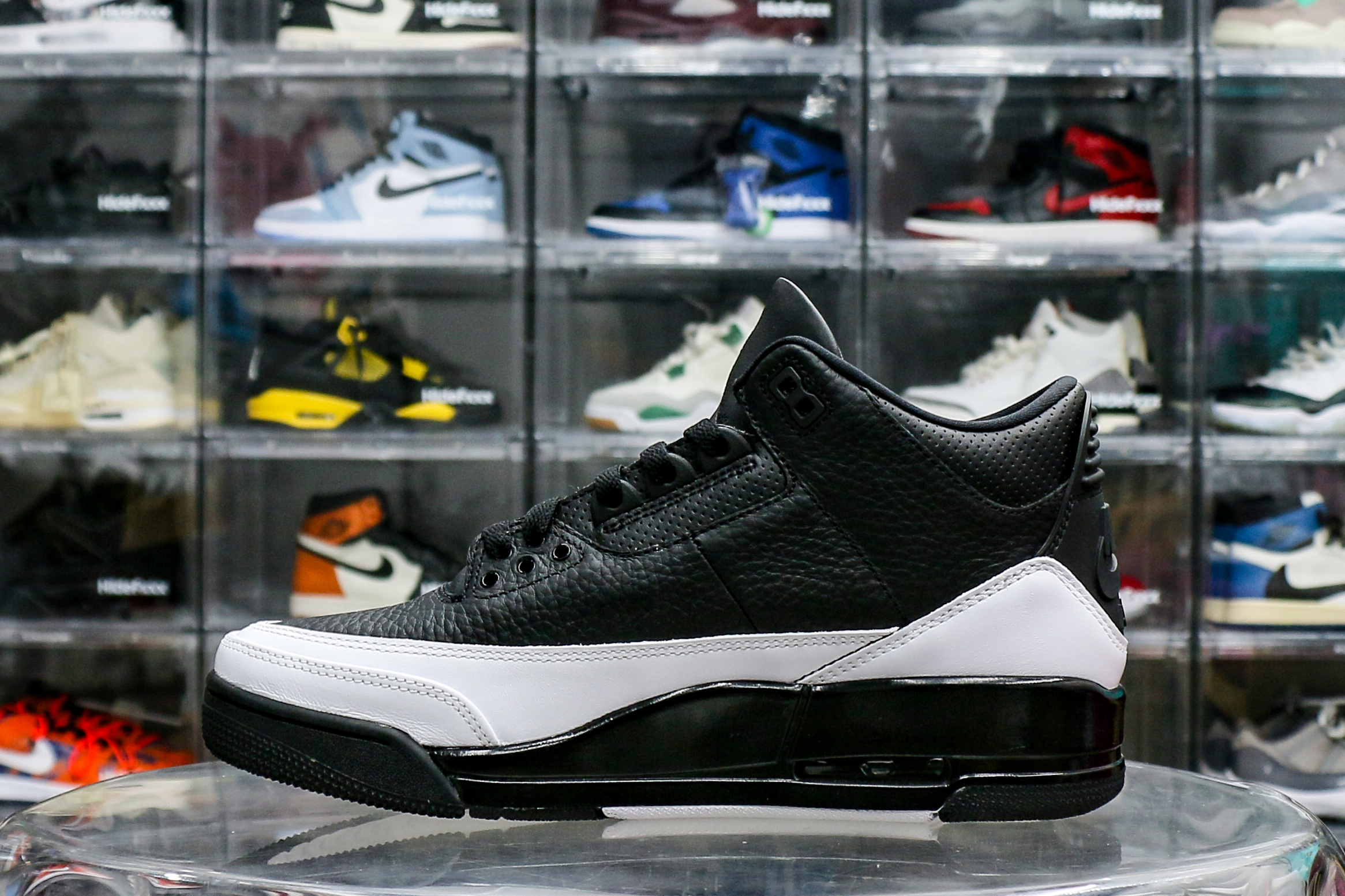 Fragment x x Air Jordan 3 Black Sample