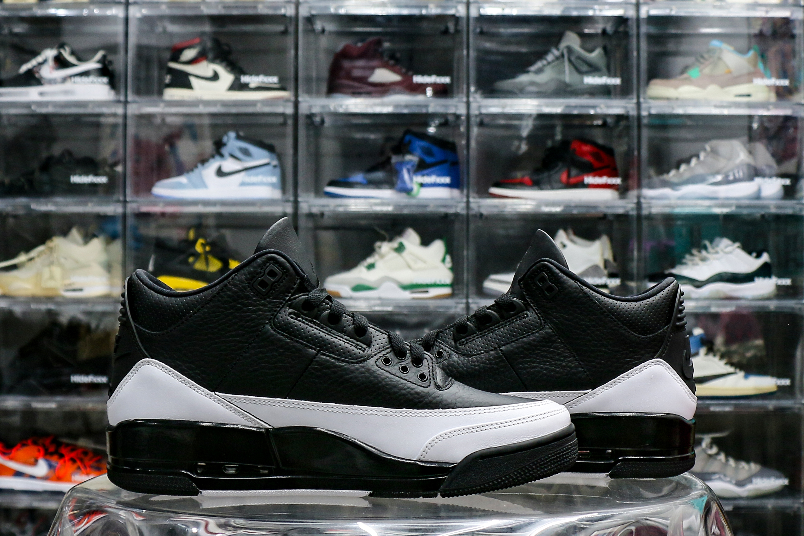 Fragment x x Air Jordan 3 Black Sample