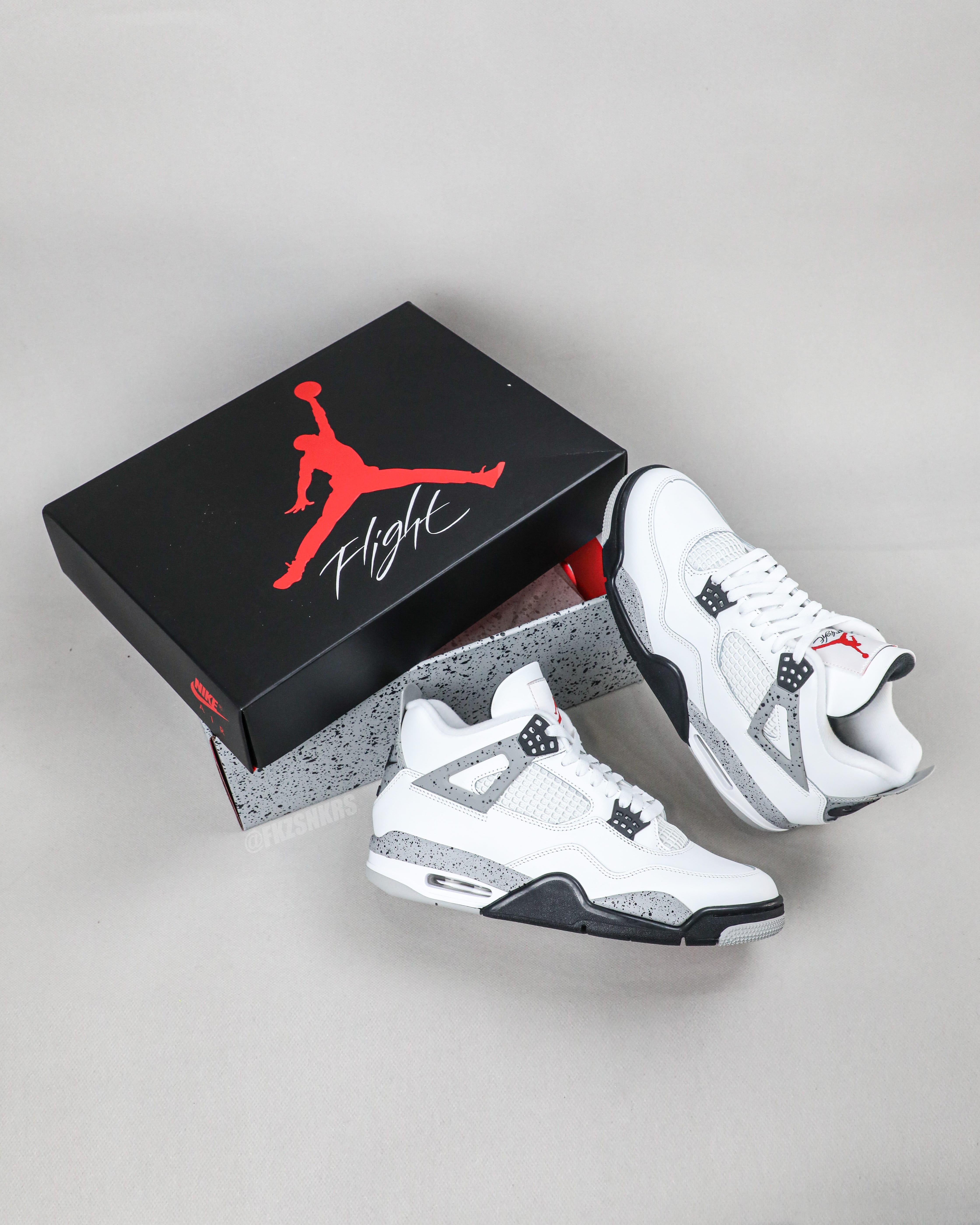 Air Jordan 4 Retro OG ‘White Cement’ 2025 (Ln5 A1)