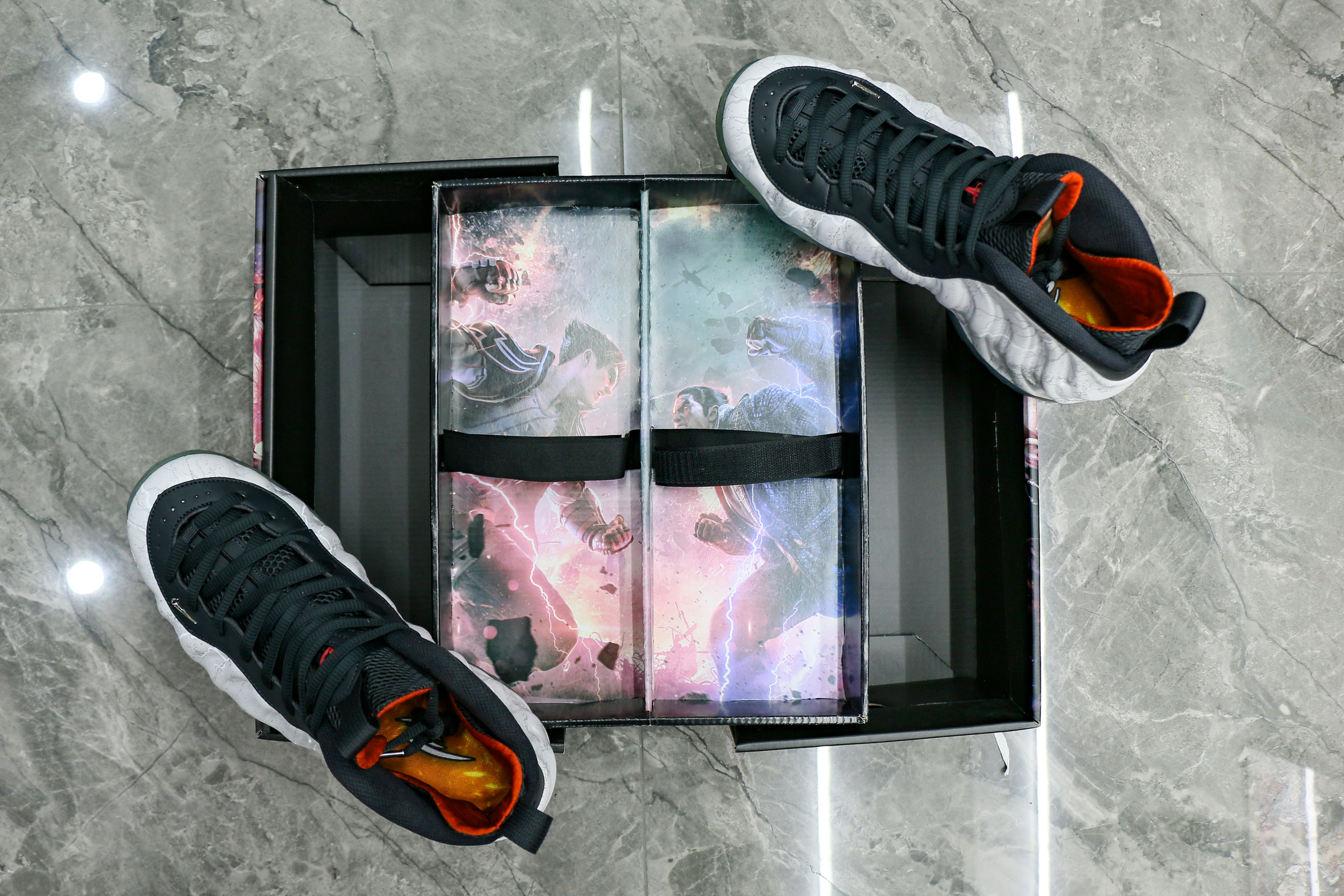 Tekken 8 X Air Foamposite One Premium Jin Kazama