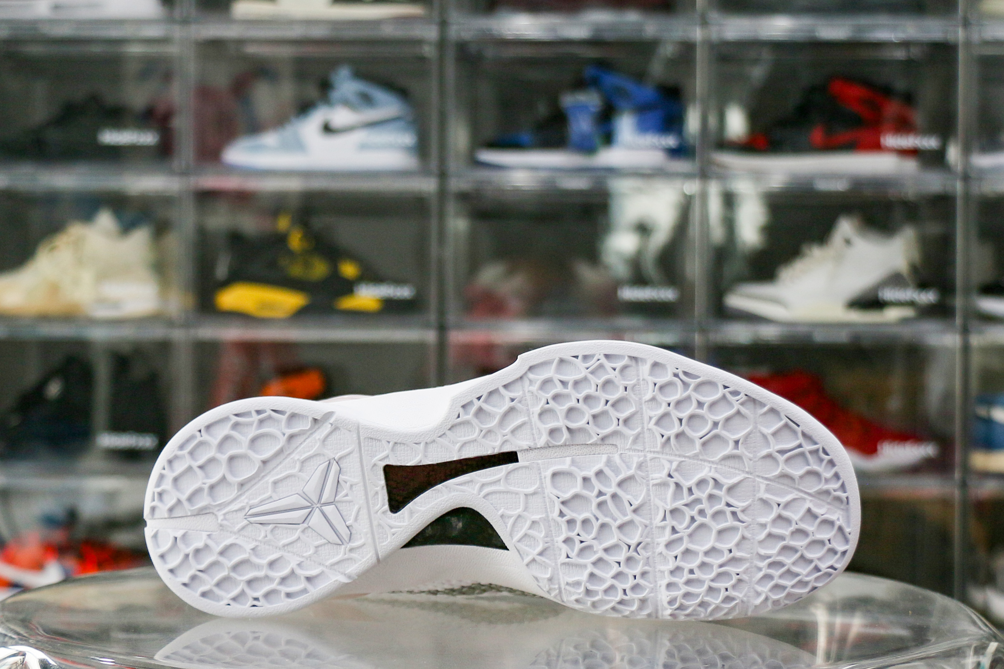 Nike Kobe 6 Protro White Grey Sample（Ln5 A1）