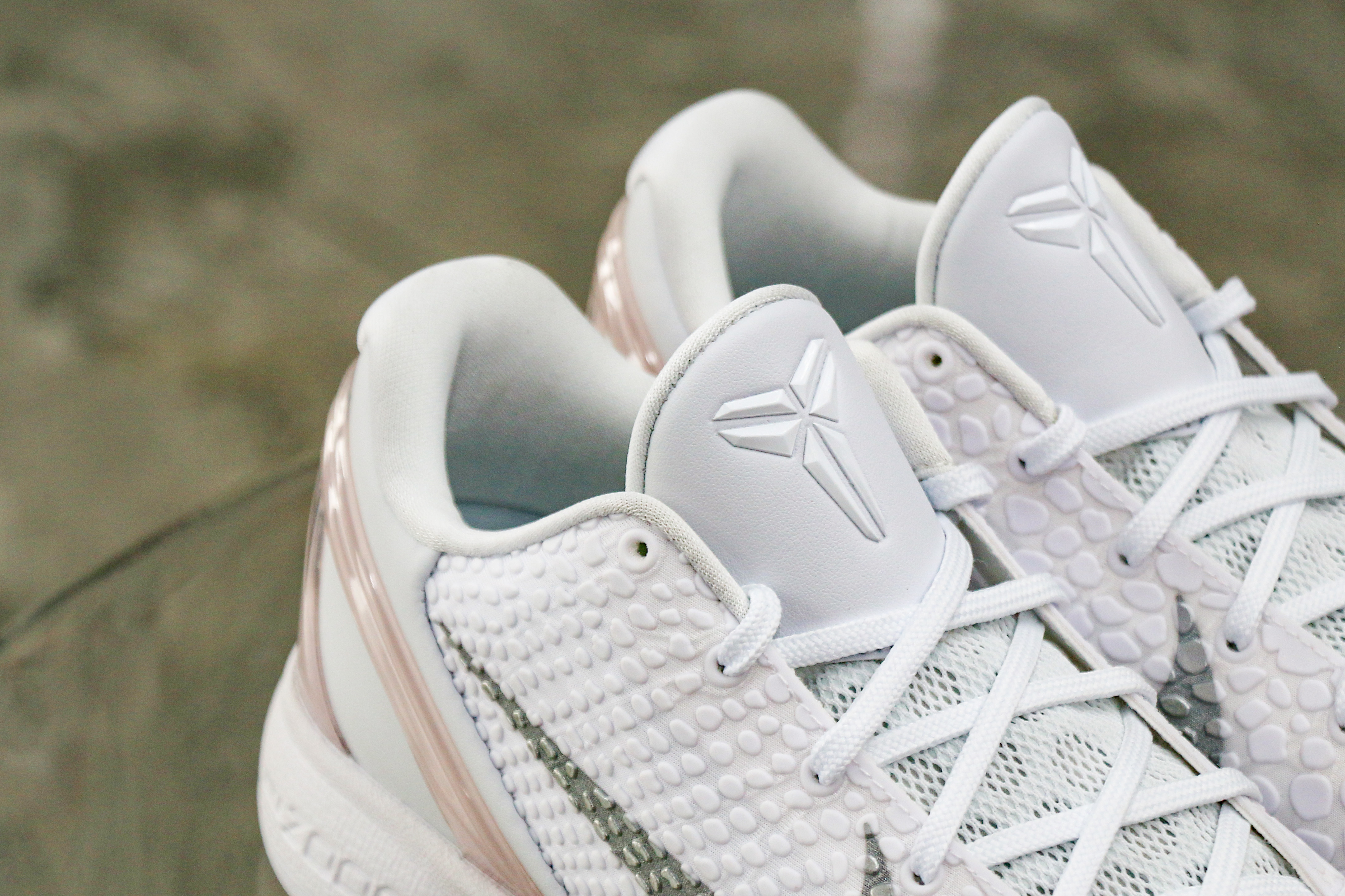 Nike Kobe 6 Protro White Grey Sample（Ln5 A1）