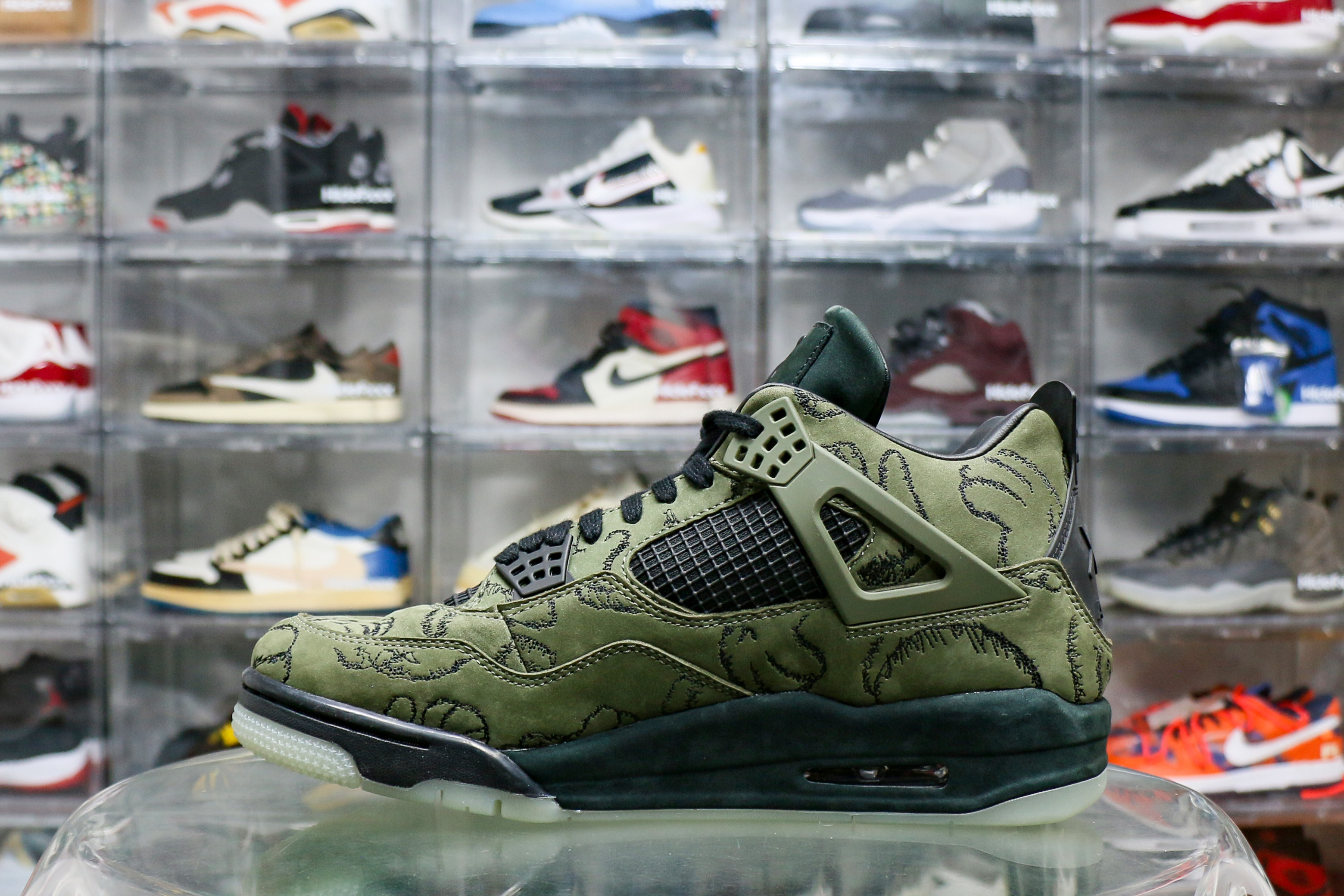 Kaws X Air Jordan 4 Retro Green Sample ( Ln5 A1 Batch)