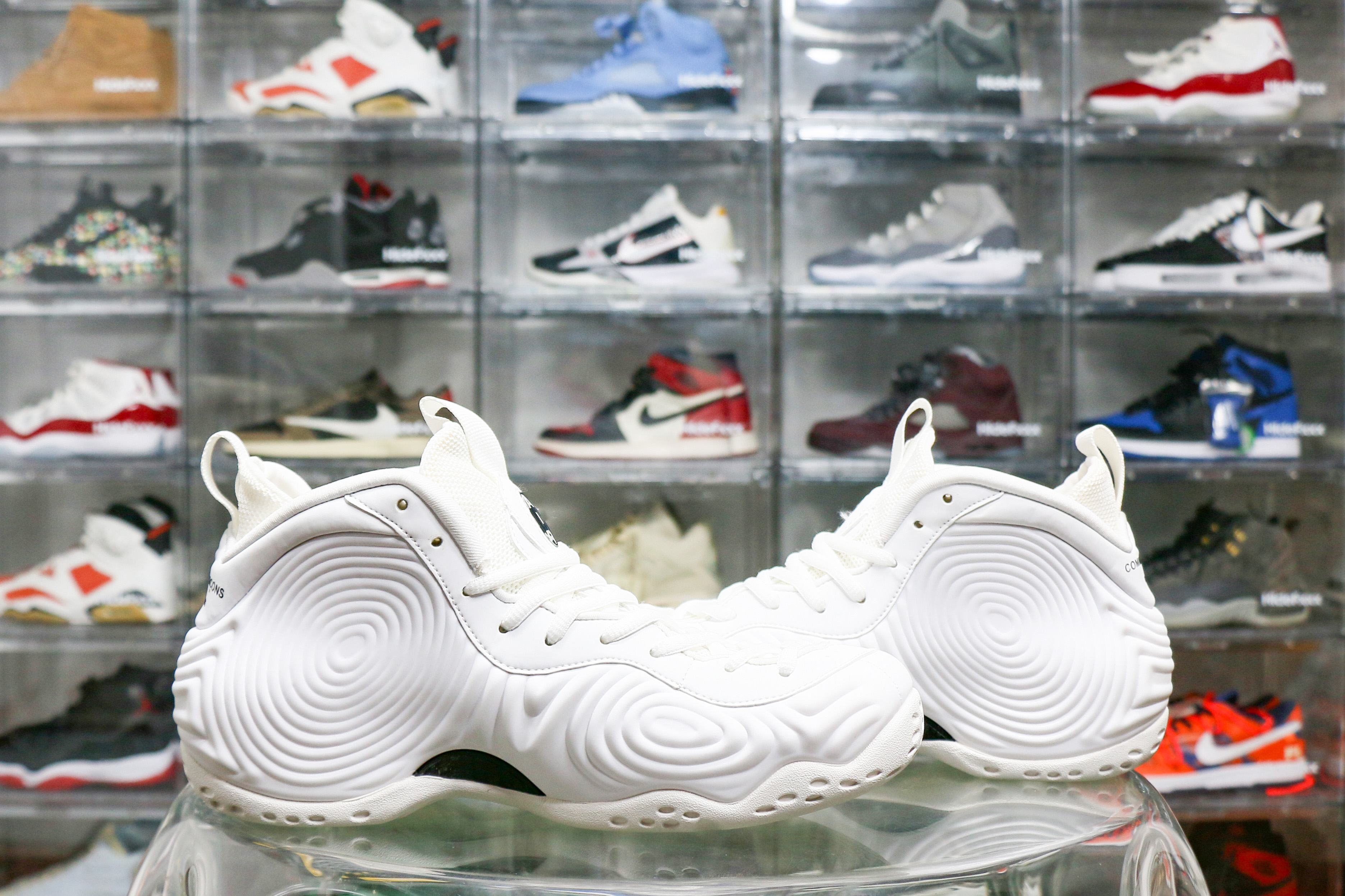 Nike Air Foamposite Comme des Garcons Homme Plus White