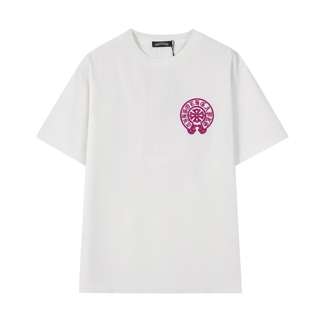 Chrome Hearts T-Shirt 2025 Appliqué heavy embroidery Tee