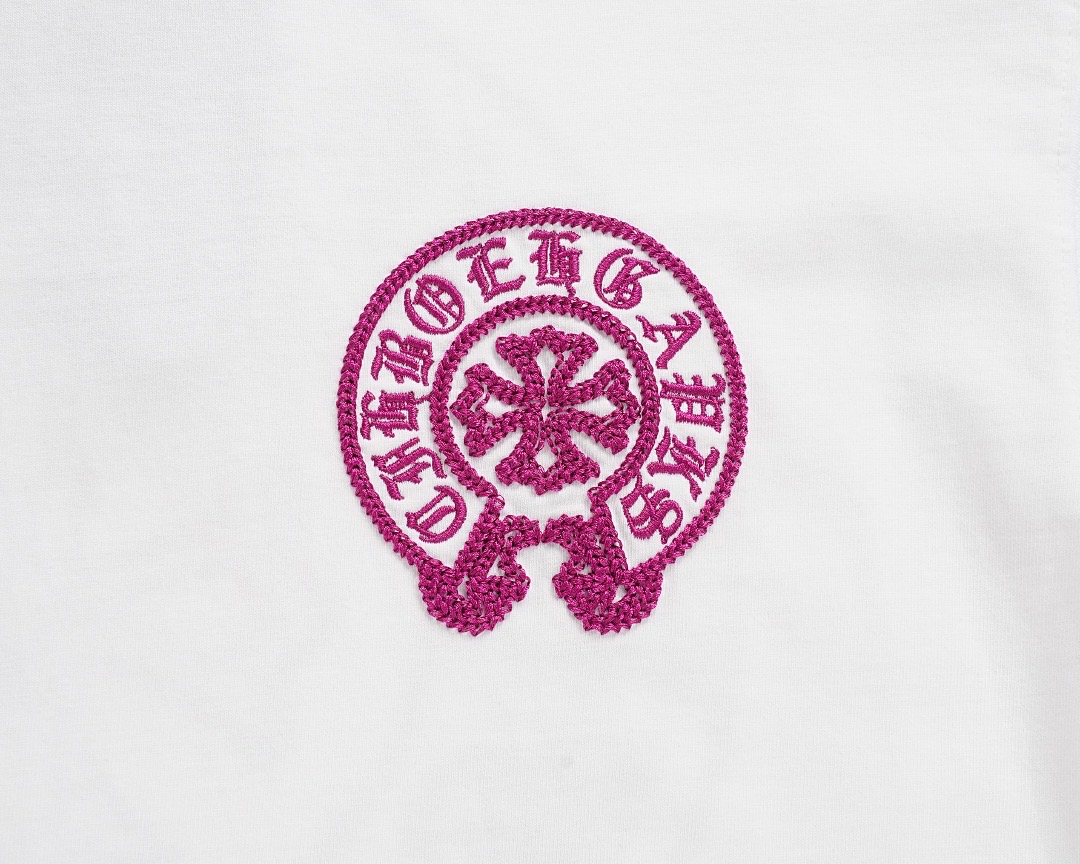 Chrome Hearts T-Shirt 2025 Appliqué heavy embroidery Tee